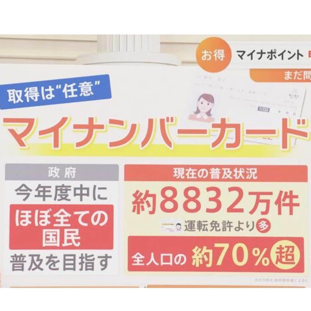 TBS NEWSさんのインスタグラム写真 - (TBS NEWSInstagram)「「マイナポイント第2弾」の申し込み期限が“延長”　一方でマイナカードがないと無料だった給食が“有料”になる自治体も	https://newsdig.tbs.co.jp/articles/-/343757  #マイナポイント #NEWSDIG #NEWS #ニュース #TBS #Nスタ  マイナンバーカードの取得などで、最大2万円分のポイントがつく「マイナポイント第2弾」は、2月末までとなっていたポイントの申し込み期限が、5月まで延長されることになりました。  すでに全人口の約70%を超える人が取得するまで広がったマイナンバーカードですが、いま岡山県備前市では、取得していない人はこれまで無料だった給食が“有料”になるという動きがあり、大きな騒動となっています。  「マイナポイント第2弾」の申し込み期限が“延長” 山内あゆキャスター: マイナンバーカードの取得は義務ではありませんが、政府は2023年度中にほぼ全ての国民への普及を目指しています。  2月21日時点での普及状況は約8832万件で、運転免許より多く、政府関係者によると全人口の約70%を超える人が取得しているということです。  これに一役買ったと考えられるのも「マイナポイント第2弾」です。最大2万円分ポイント還元されるというものですが、カードを申請したものの、ポイントは申請まだという方も多く、延長されました。  「カードの取得申請」は2月末まで、「ポイント申請」は5月末までとなりました。  なぜ、延長したかというと、カードを申請してもなかなか手元に届かないという状況が起きてるということです。  番組スタッフの例です。1月中旬にマイナンバーカードの交付通知書が届き、受け取りに行こうと自治体の予約状況を調べたところ、平日に所々空きはありますが、2月中の土日の予約が殺到していたということです。  番組スタッフは「休日出勤分の代休を利用して、何とか平日に予約をいれました」としています。  政府は2026年にも新たなマイナンバーカードを検討  マイナンバーカードというのは、「顔写真」「氏名」「住所」「生年月日」「性別」が表面に記載されています。これに対してちょっと違和感を覚える人も多いようです。  マイナンバーカード未取得の理由で2番目に多かったのが「情報流出が怖いから」ということで32.9%でした。  こうしたことの対策なのでしょうか?政府は2026年を視野に新たなカードの導入を検討しています。  「カードの表面に極力情報を載せない」というものですが、また書き換えをしなくてはいけないのかな?という気もしてきます。  ＞＞この続きは、NEWSDIGで！」2月23日 11時43分 - tbsnews_insta