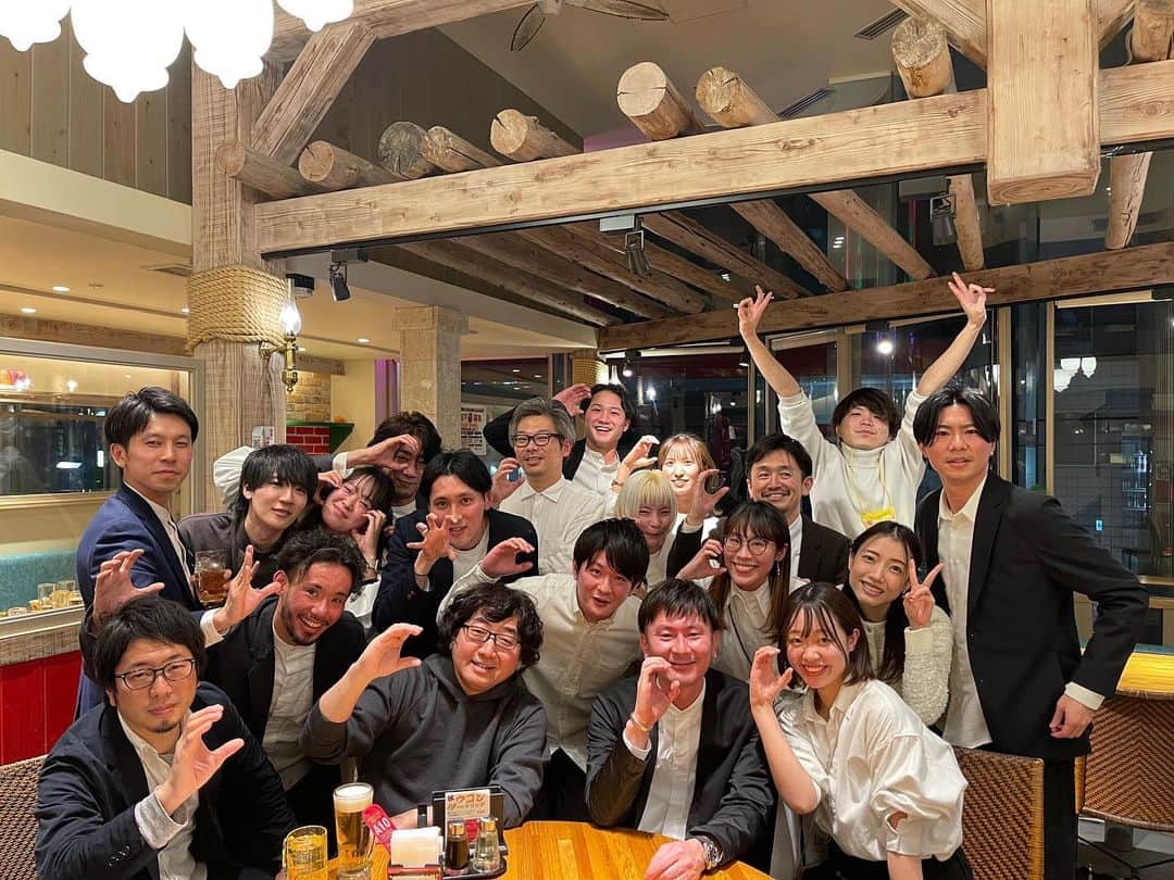 森川亮のインスタグラム：「CChannelのイベント打ち上げ。スタッフの皆さんやりきりました。 参加いただいた皆さまありがとうございました😊」