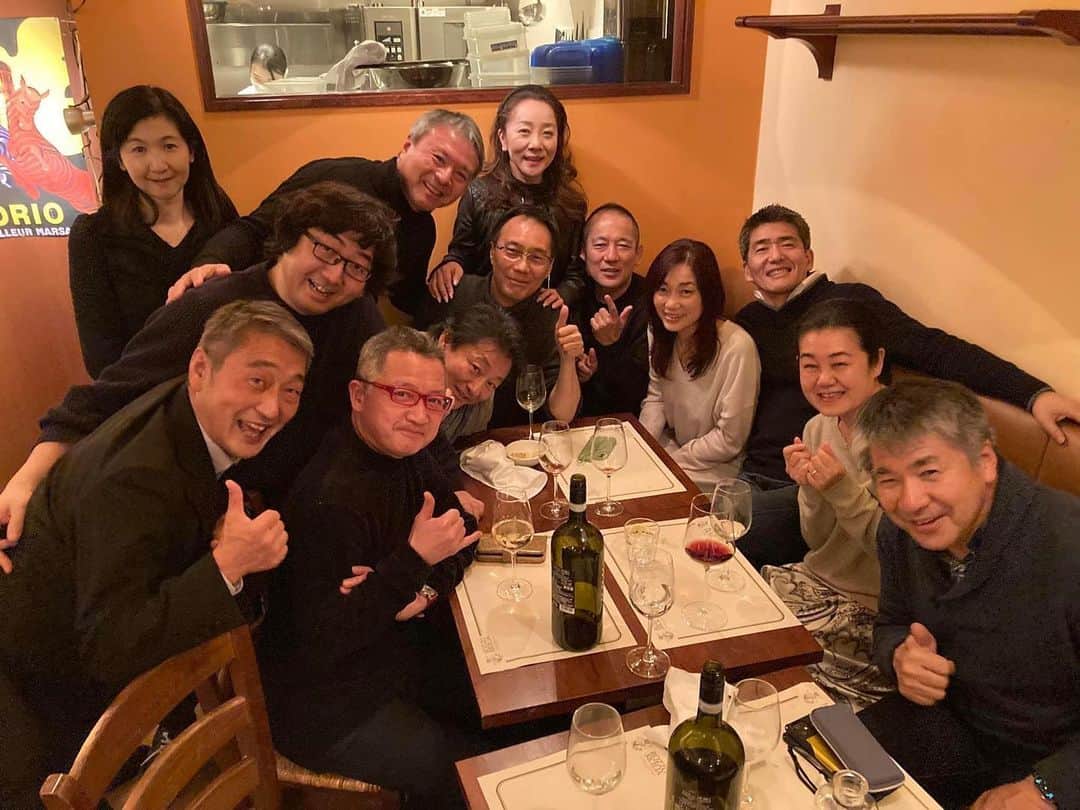 森川亮のインスタグラム：「定期開催の丙午の会。皆さんの活躍から刺激をもらいました。」