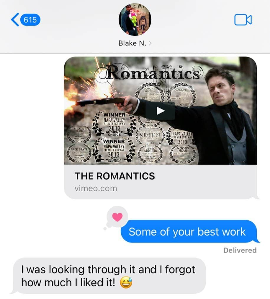 ライアン・ダニエル・ドブソンのインスタグラム：「@bnbehrens asked me for a link to THE ROMANTICS for his website - it’s a short film we worked on together. One of my favorite things I’ve made. I’ll link to it in my profile so it’s easy to click on. if you have 15 min to enjoy some silliness」