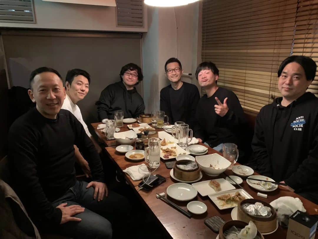 森川亮のインスタグラム：「イベント当日に退任した元役員が集まってくれました。ありがたい。」