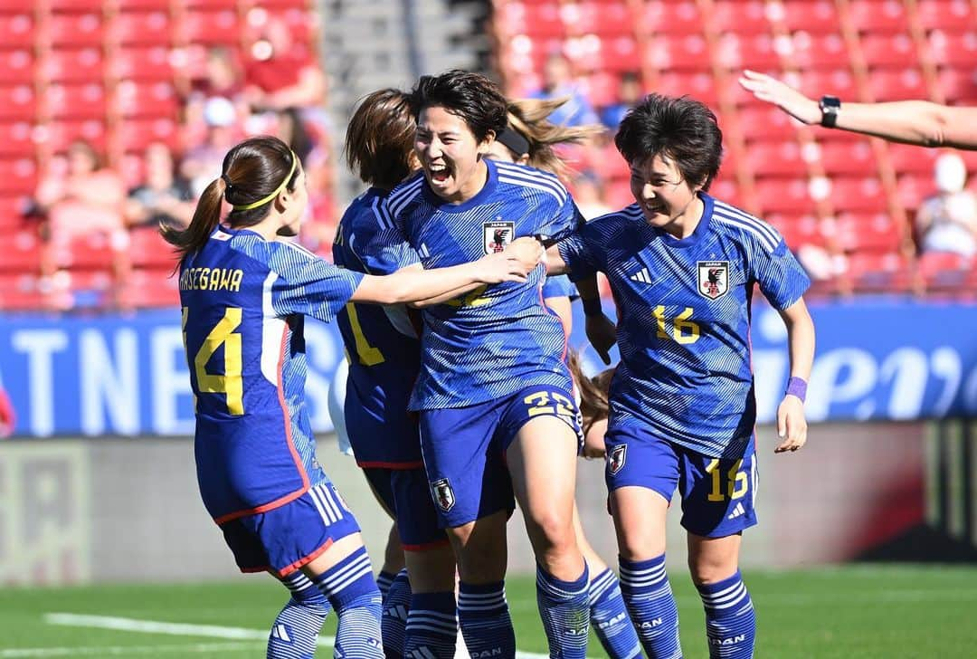 清家貴子のインスタグラム：「SheBelieves Cup🏆  更に上にいけるよう頑張ります。 応援ありがとうございました❤️‍🔥  ©︎JFA  #なでしこジャパン  #jfa  #shebelievescup」