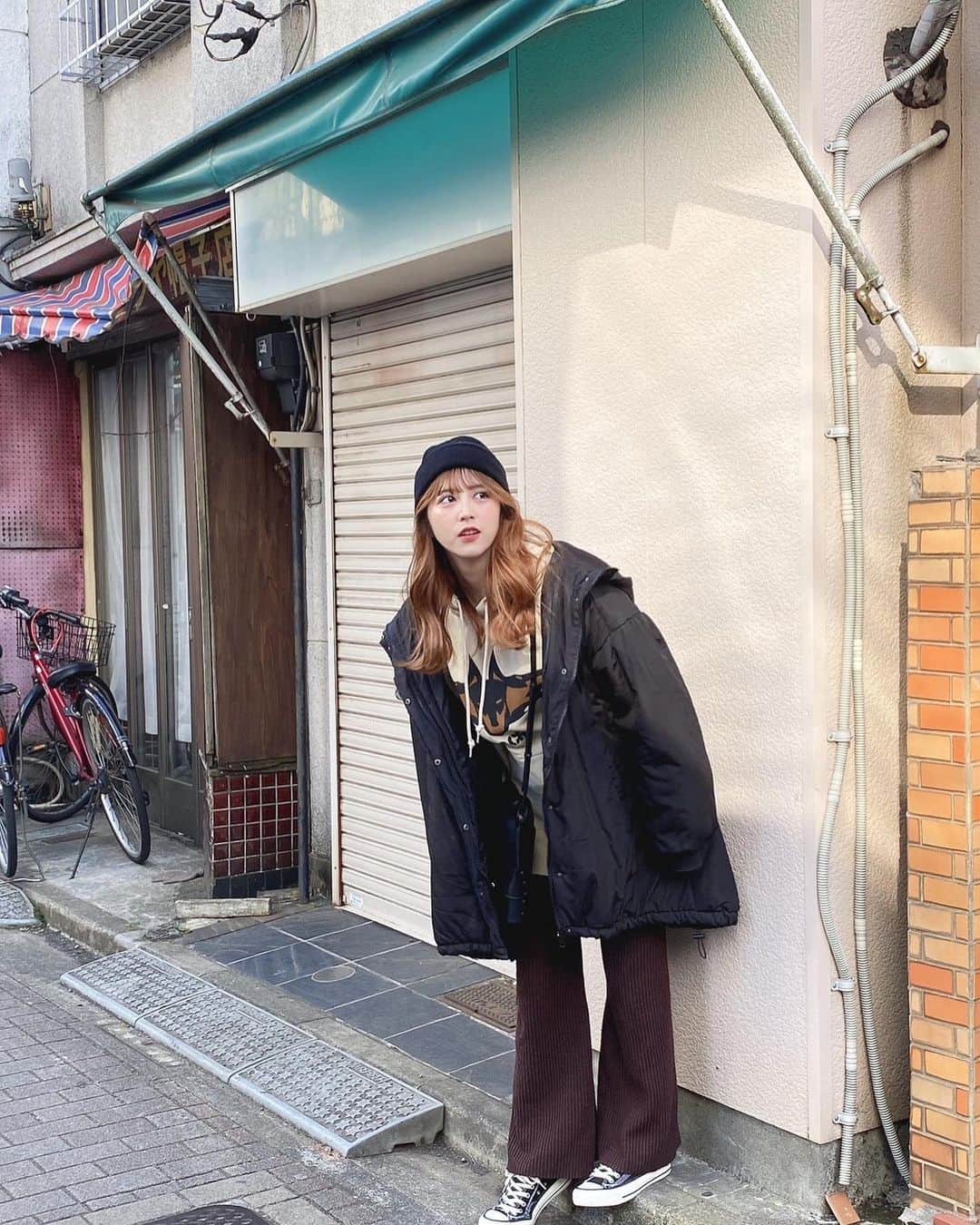 松本鈴香さんのインスタグラム写真 - (松本鈴香Instagram)「マネージャーさんが撮ってくれたオフショット♡」2月23日 16時02分 - riri_nanatsumori