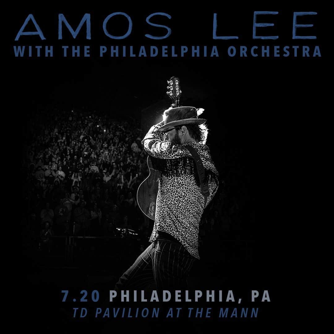 エイモス・リーのインスタグラム：「Pre-sale tickets for Amos’ hometown show on sale now with the @philorch」