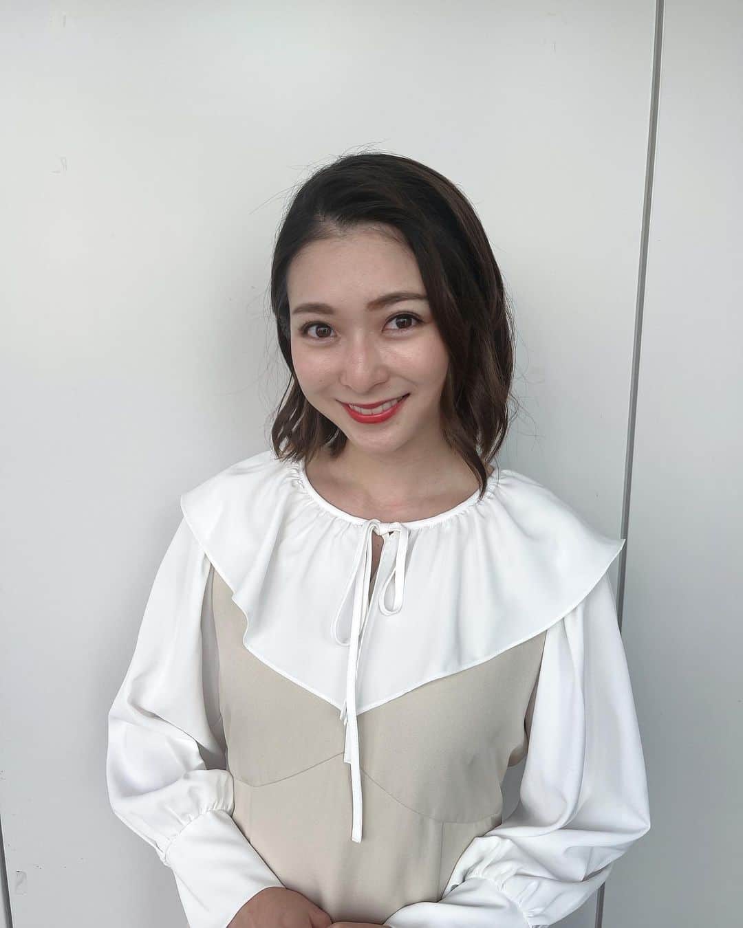 住田紗里のインスタグラム：「今週は森キャスターの代役で明日もグッド！モーニングに出演します！  ワンピース tocco closet（@tocco_closet）  #グッドモーニング#衣装#toccocloset#ワンピース#テレビ朝日#テレ朝#テレビ朝日アナウンサー#アナウンサー#住田紗里」