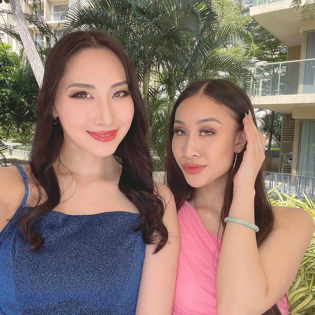 aya onoのインスタグラム：「Tiffany, my beloved sister🇻🇳 @yynvtiff   She is my roommate I spent the most time with from the first day. I was helped by her a lot❣️ Thank you for the many memories. I love you😘  @missplanetinternational   #missplanetinternational  #2ndrunnerup #missplanetjapan #japan #ayaono #photoshoot #Cambodia #video #Vietnam」