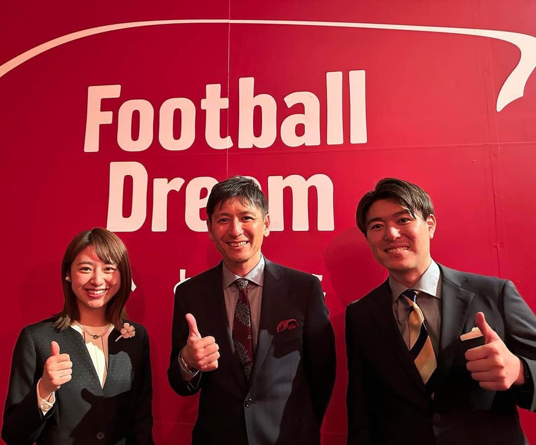 のインスタグラム：「KICKOFF PARTY 2023 司会の寺川さんと林さんと。 ご参加いただいたパートナー、関係者の皆様、ありがとうございました！ そしてNEWYORKERのスーツも2023モデルです！  #鹿島アントラーズ #newyorker」