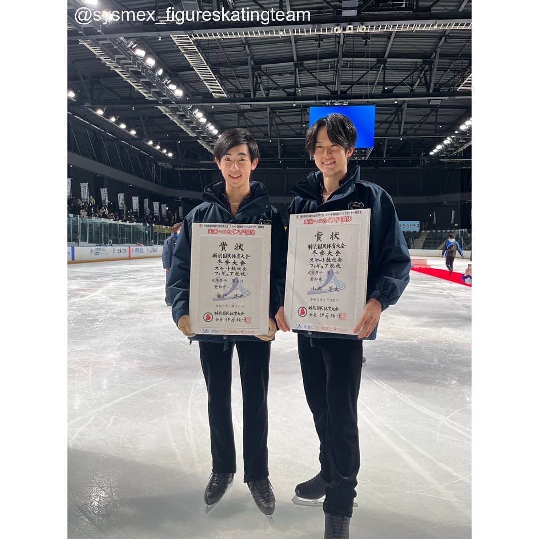 のインスタグラム：「⁡ ⁡ 壷井達也選手からメッセージが届きました💌 ⁡ ***** ⁡ 遅くなりましたが、国体応援ありがとうございました！久しぶりの国体で、草太くんと共に優勝することができてよかったです！ ⁡ 国体の後は大学のテストやレポートに追われる日々が続いておりますが、また2月末のチャレンジカップに向けて全力で頑張っていきます！！ ⁡ 壷井達也  #tatsuyatsuboi #壷井達也 #figureskater #figureskate #sysmex_figureskatingteam」