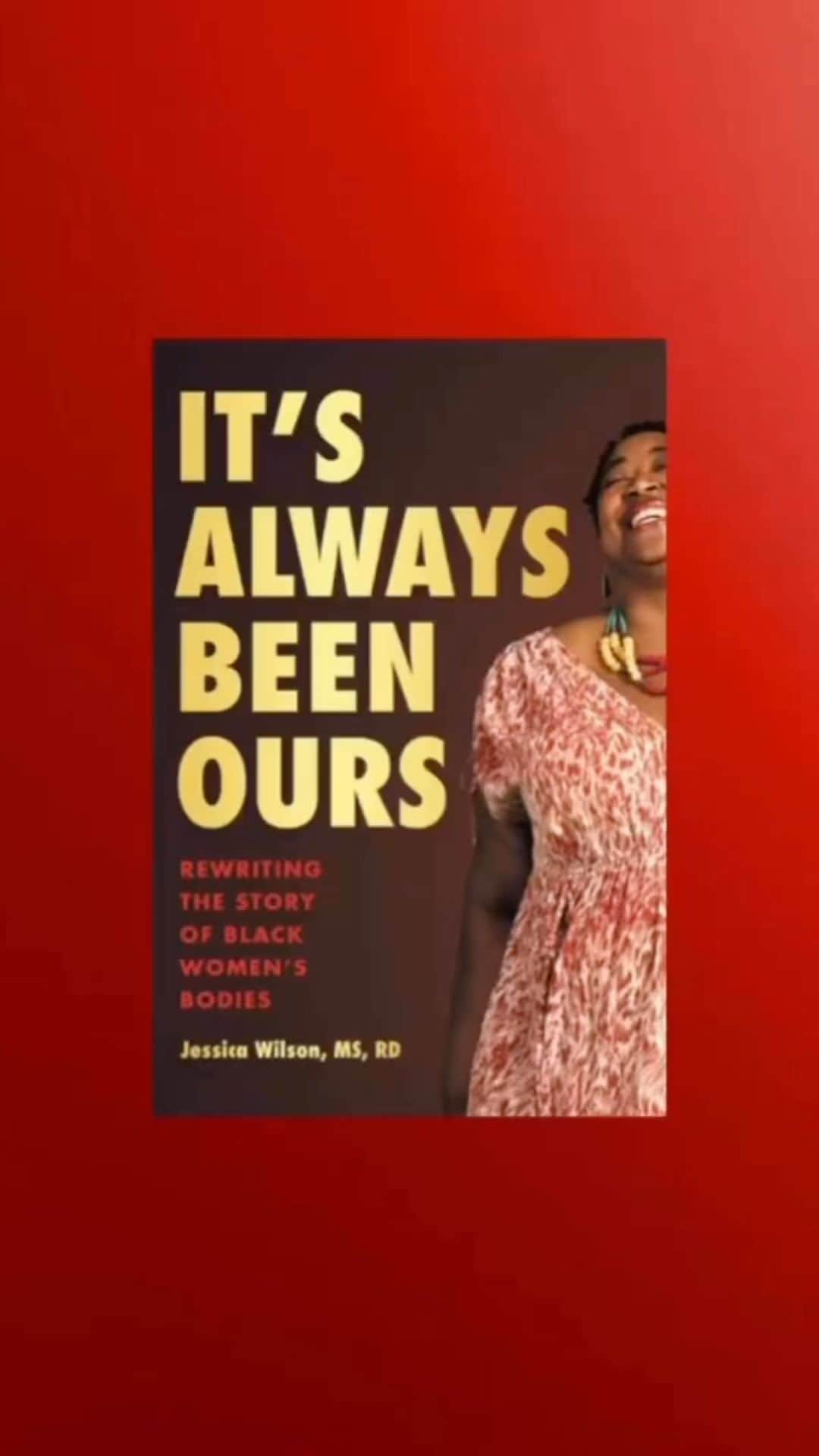 アンナ・パキンのインスタグラム：「Posted @withregram • @blackbabereads Happy Book Birthday to It’s Always Been Ours by @jessicawilson.msrd   I’m so excited to have been a part of the cheerleading team for this book! Watching Jessica write it during rainy California afternoons was fun, and I still can’t believe she put me on the cover of the book! The story of my photo shoot is in the book too.   It’s Always Been Ours is filled with wise insights about Black women’s lives and snarky commentary on the world of nutrition science. Everyone should read it!   #sheiscatalystsheischaos #blackbookstagram #blackgirlreads #blackreaders #bookish #blackbookworm #bipocbookstagram #blackreadersofinstagram #lovetoread  #wwreadingchallenge #wordsandwhimsy #thenest #owlcrate  #wwrcbluemoonbois」