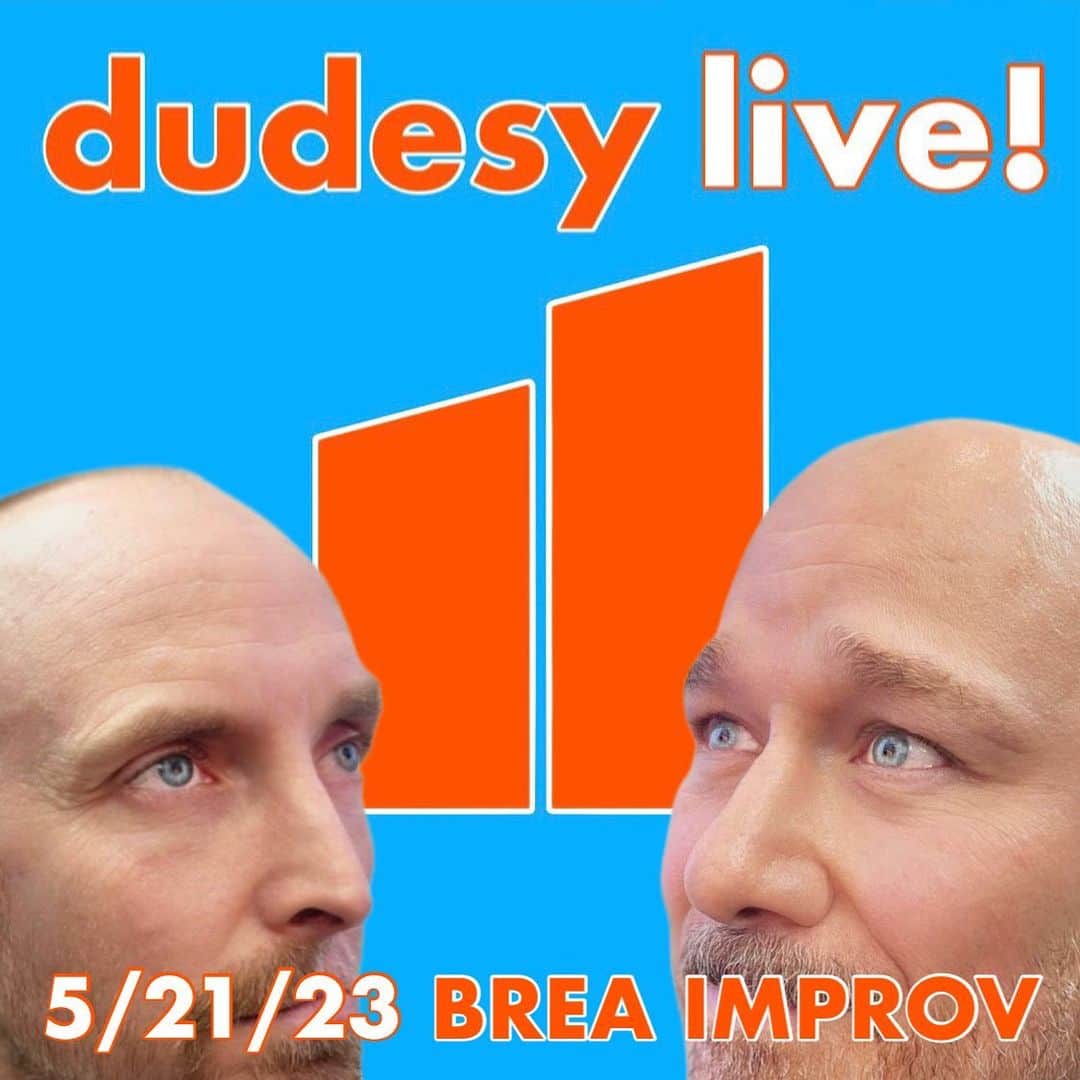 のインスタグラム：「Astonishing tickets are now available for Dudesy Live at the @breaimprov. 7pm Sunday May 21st (doors at 5:30). Link in bio. Call me Dudesy.」