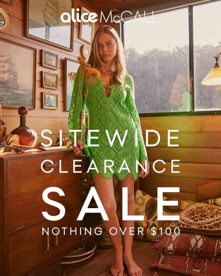 アリスマッコールさんのインスタグラム写真 - (アリスマッコールInstagram)「SITEWIDE CLEARANCE SALE!​​​​​​​​ Nothing Over $100​​​​​​​​ Last Chance」2月10日 10時00分 - alicemccallptyltd