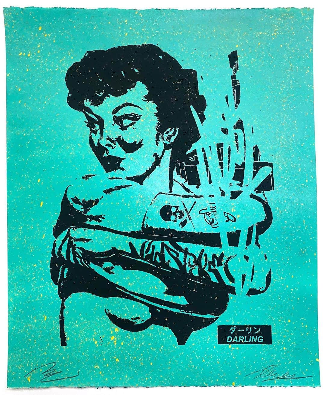 デイヴ・ナヴァロさんのインスタグラム写真 - (デイヴ・ナヴァロInstagram)「“LA Darling” appears to the viewer as a heroine plucked from the tradition of a Joan Didion novel with a Roy Lichtenstein graphic twist. Dave Navarro’s elaborate aerosol color blasts provide the perfect backdrops for Brian Hoffman’s contemporary take on the classic femme fatale character.  The two artists come together again through a mutual appreciation of each other’s work and a coast to coast connection via House of Roulx. The collection includes 12 hand-painted, silk screened one-of-a-kind multiples on paper with hand-deckled edges plus a standard screen printed edition, each individually signed and numbered by both Navarro and Hoffman.  All in, the pieces serve as a visual time capsule celebrating decades of decadence and depravity under the always watchful artistic eye of the City of Angels.  Swipe through to view some options and hit the shop now for the full preview,  The full collection drops next Wednesday, the 15th at Noon, EST / 9am PST exclusively on http://www.houseofroulx.com  @davenavarro  @lifeafterdeathstreet  @brianjayhoffman  @houseofroulx  #davenavarro #davenavarroart #brianhoffman #houseofroulx #streetart #streetartist #printdrop #printrelease #la #laart #laartist #lastreetart」2月10日 10時14分 - davenavarro
