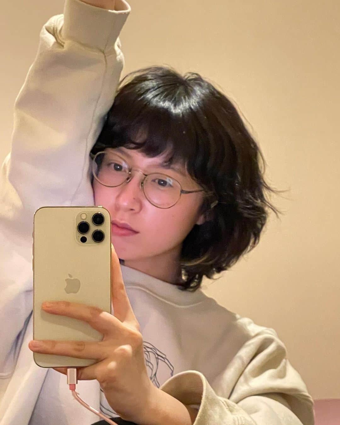 岡奈なな子（おかなちゃん）のインスタグラム：「2ヶ月ぶりのパーマ」