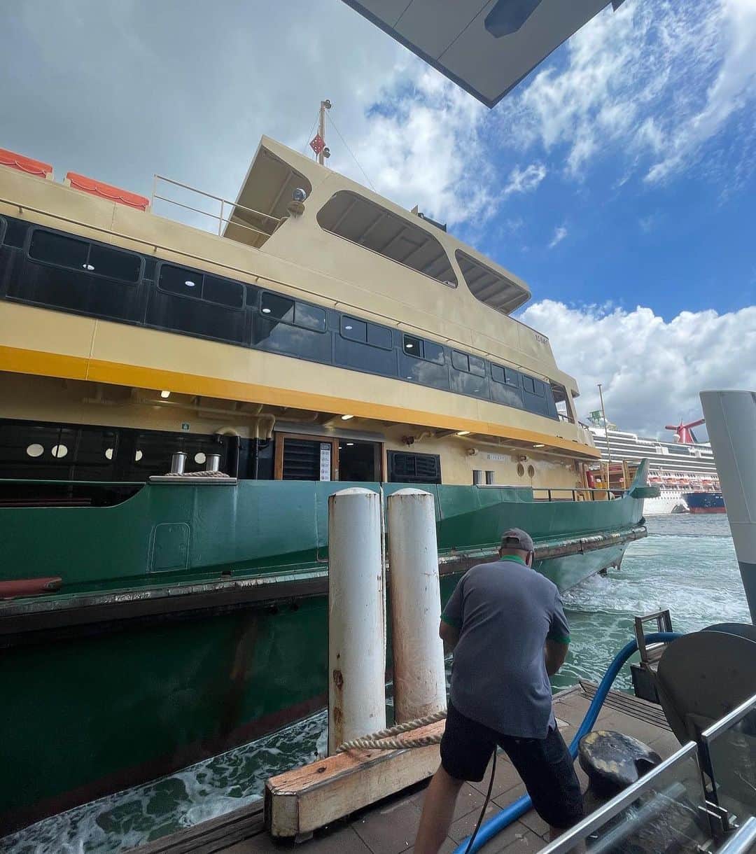 西口真央さんのインスタグラム写真 - (西口真央Instagram)「オペラハウスの真横を通るために船でManly beachへ🚢🫰 陸地から見る姿とはまた違ってとっても素敵！！！ またシドニー行ったときは乗りたいな！！！  #operahouse #sydney」2月10日 18時26分 - maaaaaaaoo_1003
