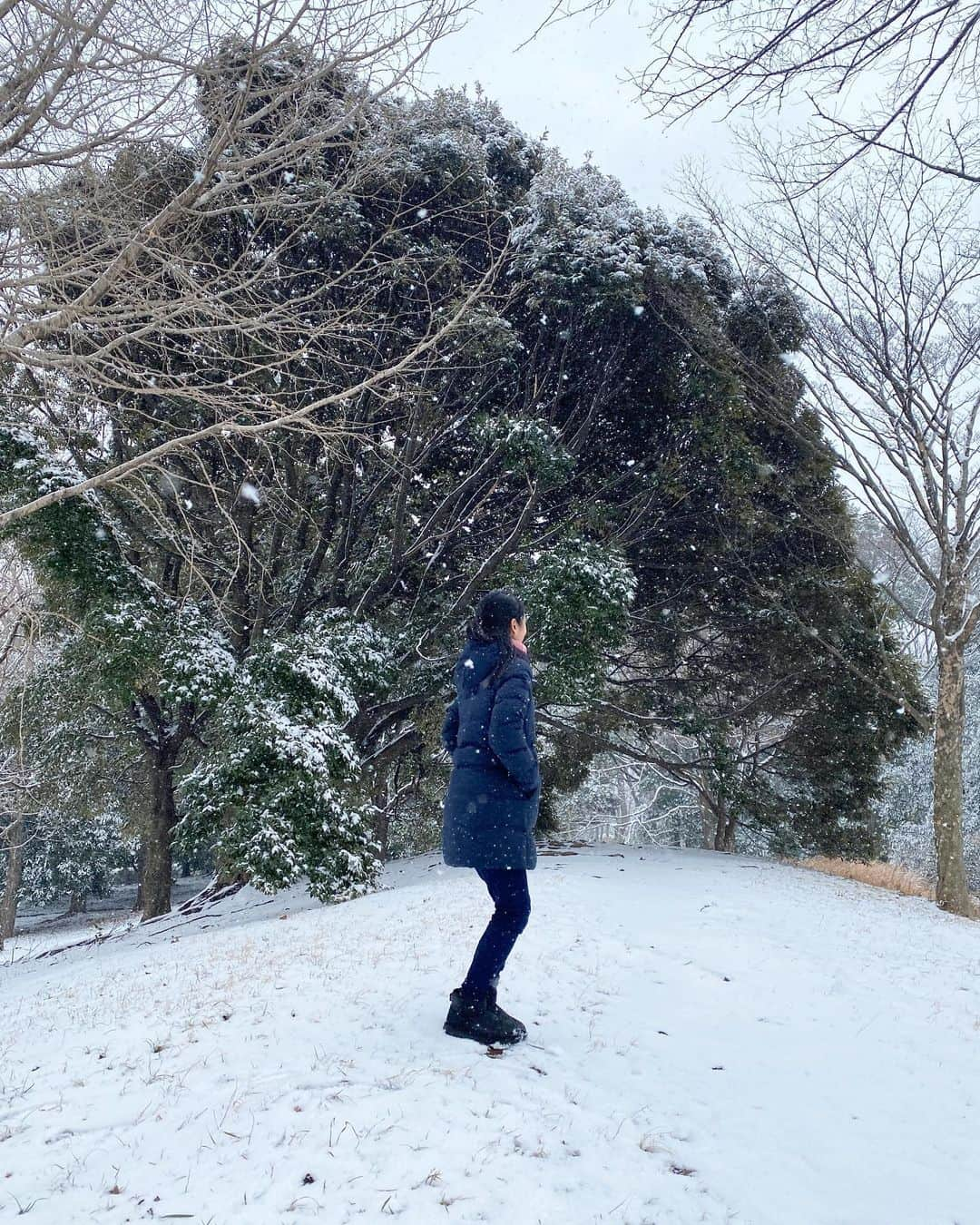 meiさんのインスタグラム写真 - (meiInstagram)「. ちょっぴり雪楽しんだ⛄️！笑   #初雪 #スノボ女子 #今年は行けるか #行けないか #黒髪ロング #元アイドル #めいちゃんは八百屋さん #ゆき #楽しかった #雪景色」2月10日 19時12分 - meeeeei01