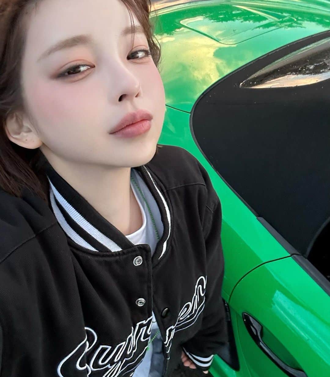 カン・テリのインスタグラム：「초록탤🍏」