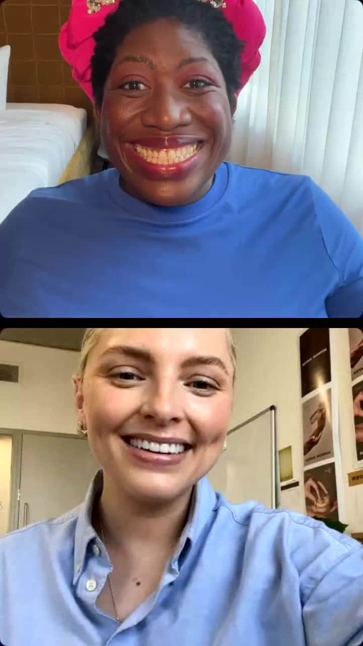 Estée Lalondeのインスタグラム：「Such a fun chat club!!! Please join @esteelalonde who is pure good vibes as we discuss lip balms, launching a brand, mentors thank you @trinnywoodall @janehendersonprivate @arabellapreston @rubyhammer @carolinehirons and so many more people who have championed me and had my back face mists and more!!! #friyay #friyaychatclub #esteelalonde」