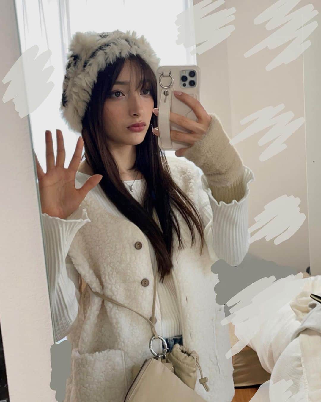 のインスタグラム：「無加工〜！！！ バック以外全部SHEIN🥸」