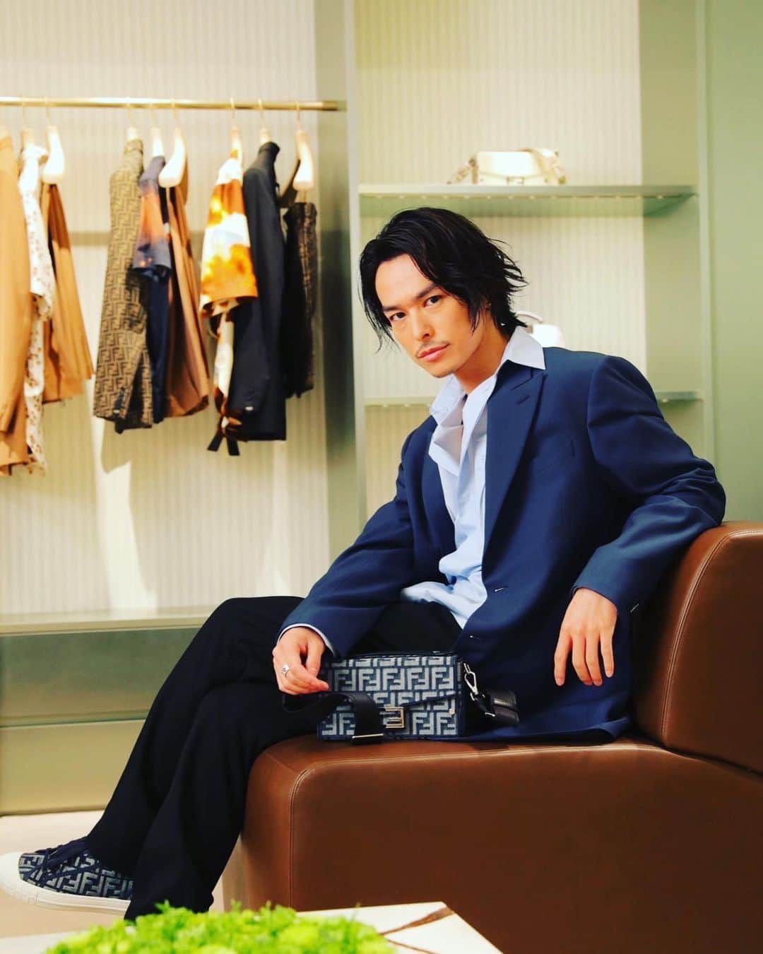 今市隆二のインスタグラム：「Now it's open!!   #PalazzoFendiOmotesando  @fendi  #FendiSS23」