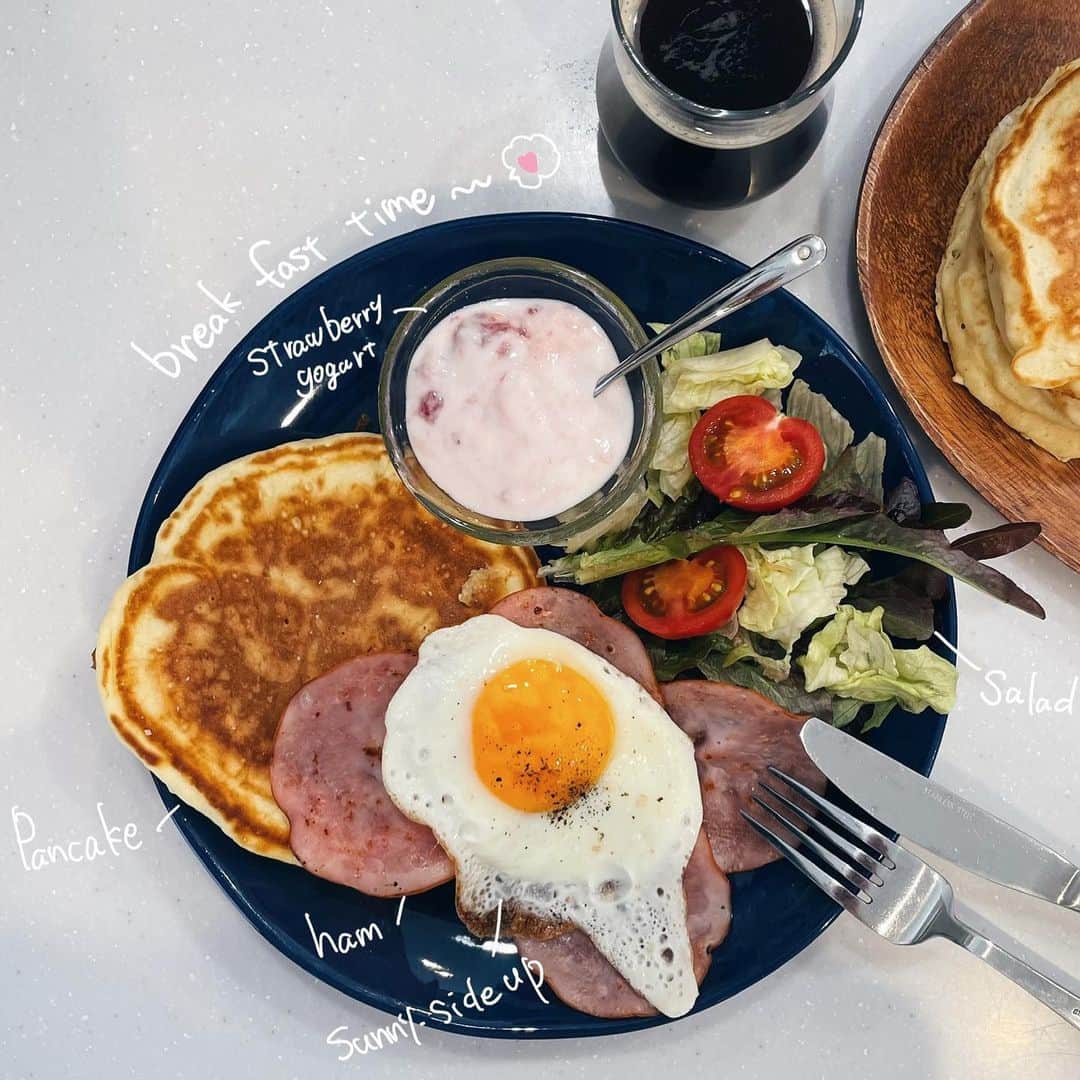 早川優衣さんのインスタグラム写真 - (早川優衣Instagram)「Breakfast time ~~~❤︎ のんびりした休日の朝ごはん🍽🤤 今日は良い天気！みなさん、素敵な1日になりますように〜！☀️ : #毎日投稿8日目 #yuiズごはん」2月11日 9時43分 - yui_hayakawa