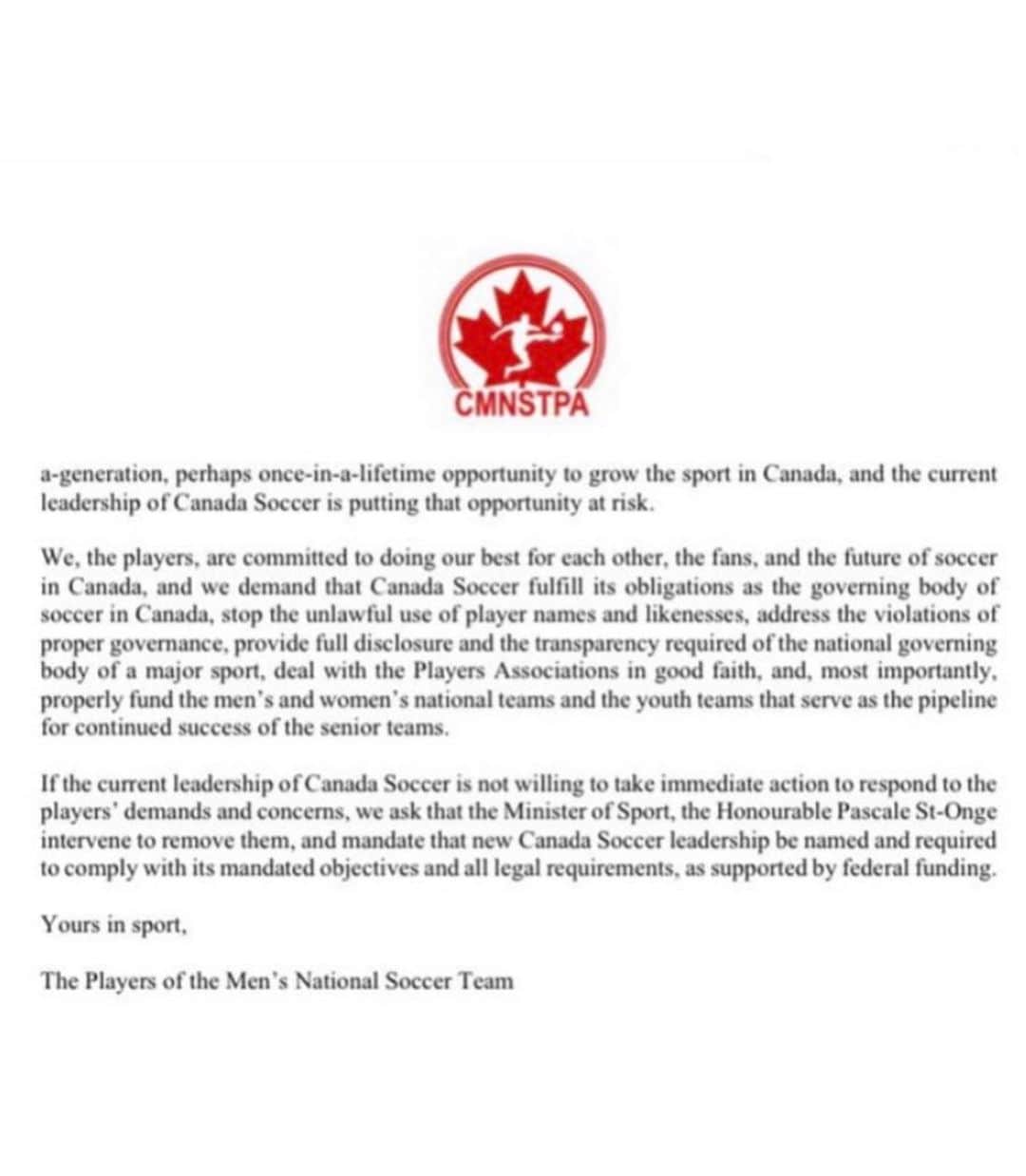 ソフィー・シュミットさんのインスタグラム写真 - (ソフィー・シュミットInstagram)「I LOVE representing and playing for Canada, but I can no longer represent this organization until the issues raised are resolved.💔 … #CanWNT / #CanXNT #CanMNT」2月12日 1時14分 - sophieschmidt13