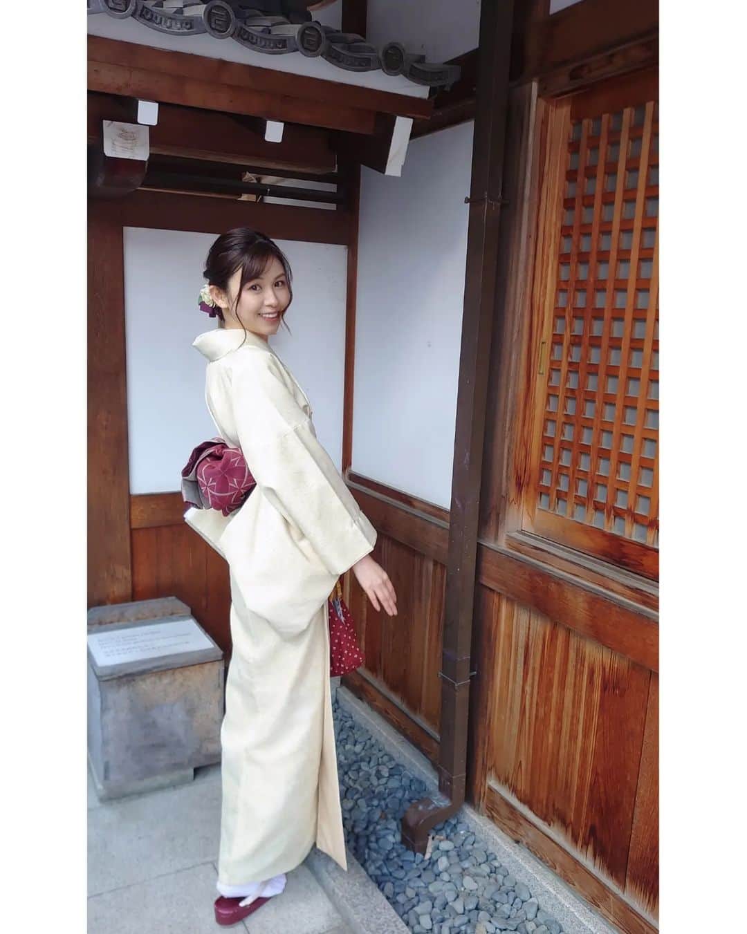 清水優美さんのインスタグラム写真 - (清水優美Instagram)「着物きたよ🍡  大人っぽく可愛さもあるお着物で 気分あがったぁ♡  #kimono #kimonostyle #japan #kyoto #model #着物#きものコーディネート #京都 #大人着物」2月11日 21時19分 - _yumishimizu_