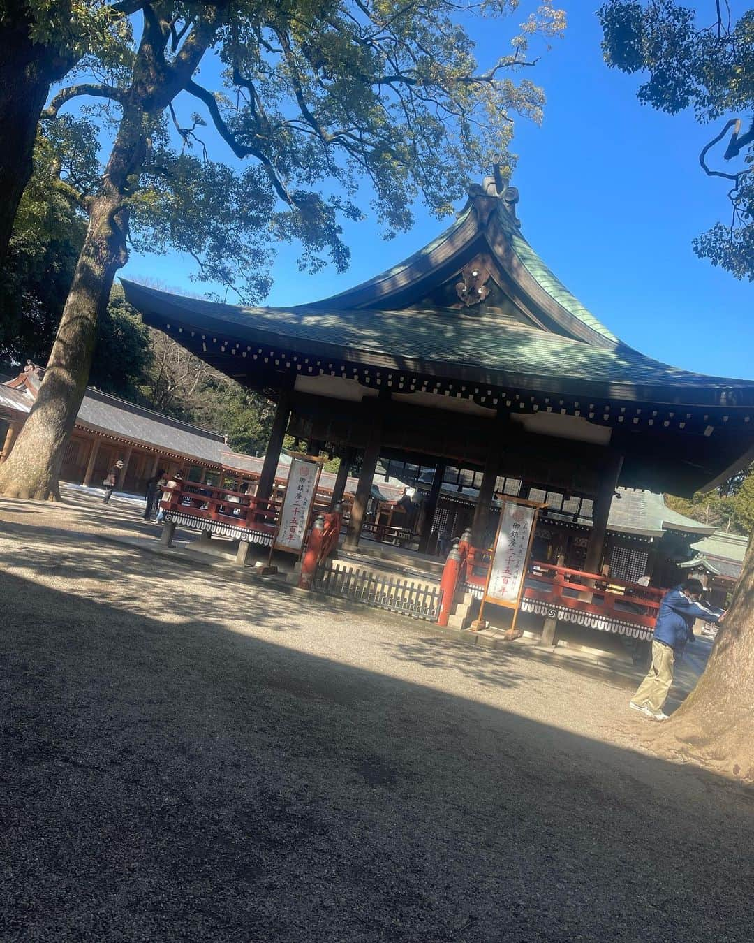 植田麻友美のインスタグラム：「ずっと行きたかった神社へ⛩  埼玉とかは三峰とかしかなかったから 嬉しかった(*≧∀≦*)   #武蔵一宮氷川神社   #川越氷川神社  #川越熊野神社  #神社巡り」