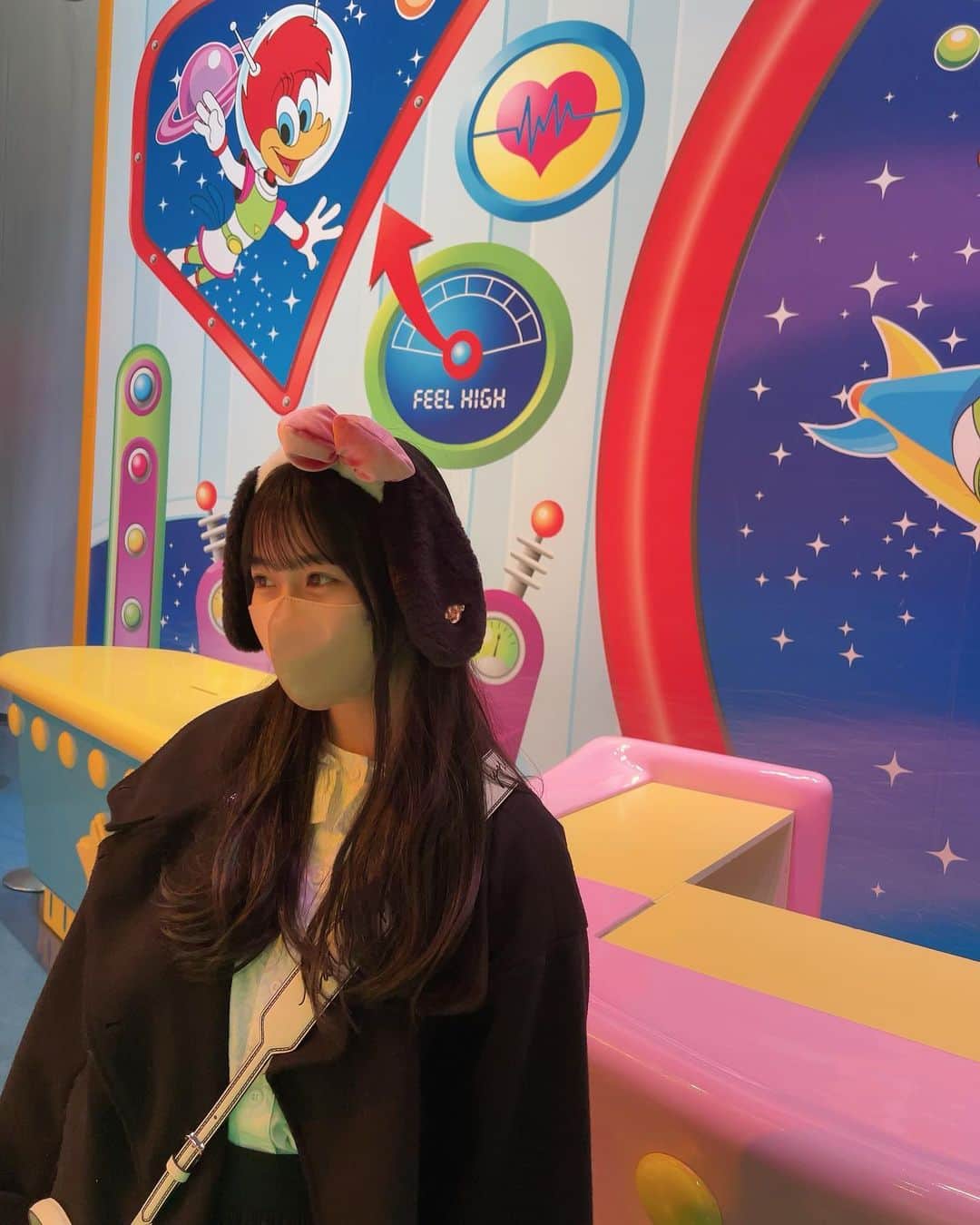 のインスタグラム：「🎀🤍    #ユニバ  #usj」