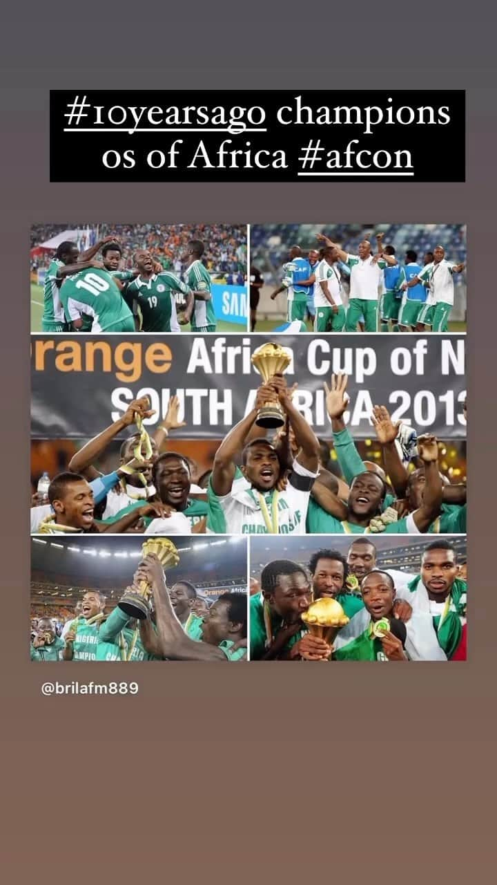 イケチュク・ウチェのインスタグラム：「#afcon champions #10yearsago #memories #abamandiaba #supereagles #U8」