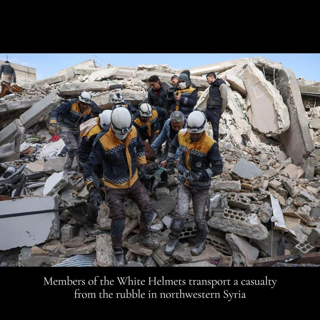 アンジェリーナ・ジョリーさんのインスタグラム写真 - (アンジェリーナ・ジョリーInstagram)「My heart goes out to the people of Syria and Turkey. It’s hard to grasp the unimaginable pain so many families are suffering at this time. I was sent this by a friend, from inside North West Syria. I have chosen to support @the_whitehelmets and to @turkishphilanthropyfunds . I hope others consider giving too, so they can continue their lifesaving work.  #earthquake #Syria #Turkey」2月12日 0時41分 - angelinajolie