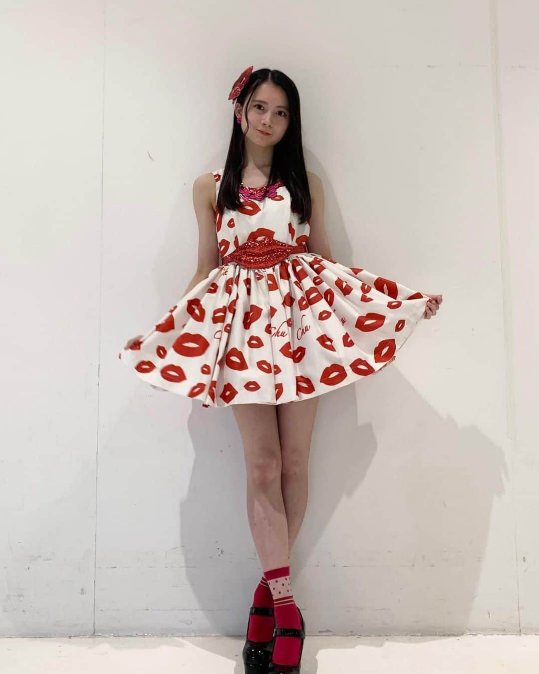 水島美結さんのインスタグラム写真 - (水島美結Instagram)「💋😘💋  #チューしようぜ！　#アイドル #アイドル衣装　#衣装　#かわいい」2月12日 20時05分 - 17_miyuu_1112