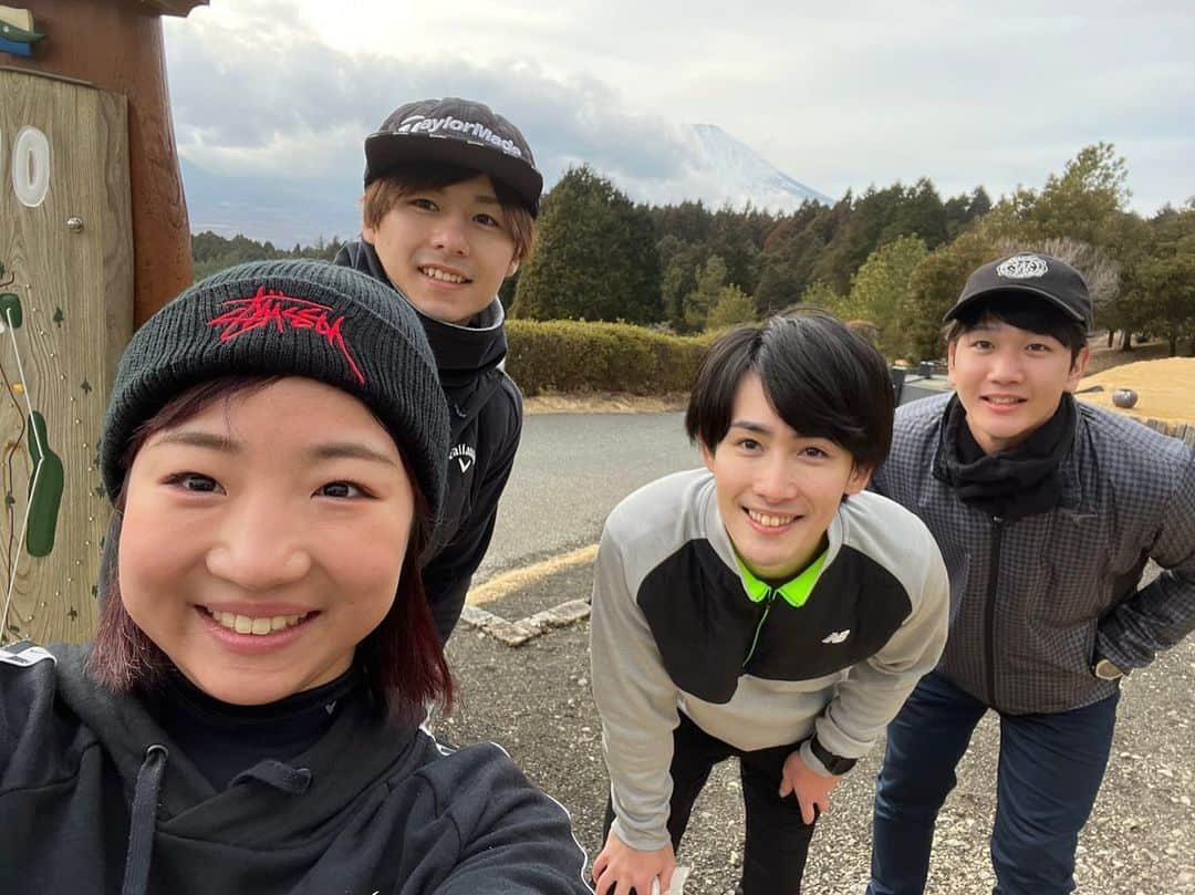 加藤凌平のインスタグラム：「どれも惜しい富士山🗻  同年代の体操人でゴルフコンペでもやりたいなー⛳️」