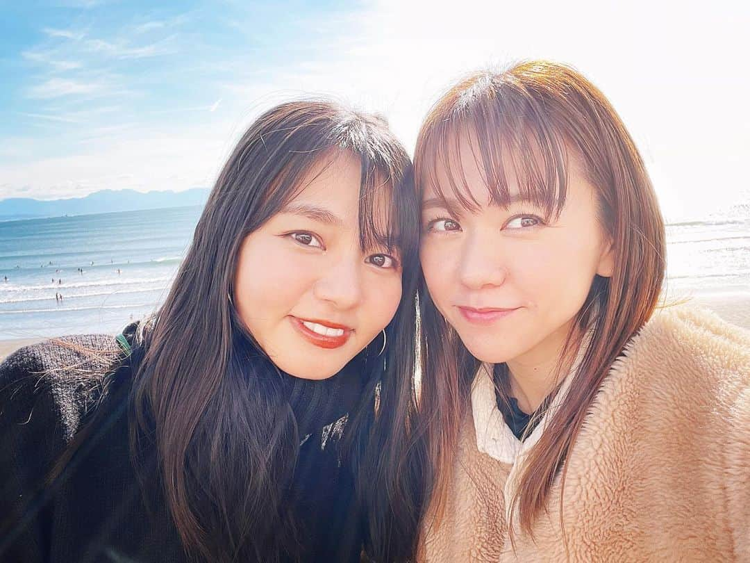 虎南有香のインスタグラム：「My best friend!!👭  やっと会えた💖 写真撮り過ぎてまとめられない🤣 まずはこの1枚📸💕」