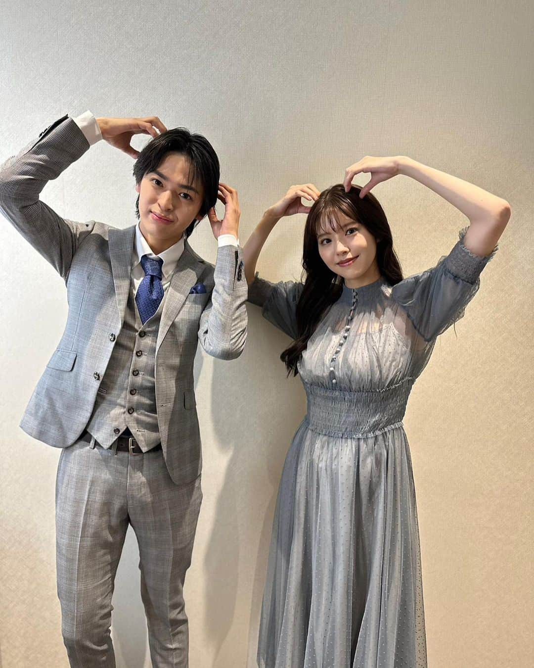 西岡星汰さんのインスタグラム写真 - (西岡星汰Instagram)「⁡ ドラマ「それでも結婚したいと、ヤツらが言った。」トークショーありがとうございました🙌 ⁡ 結婚式場でのイベントだったので久しぶりにスーツを着ました！色はネズミに合わせました🐭 ⁡ 緊張したけど楽しかったです🫡 ⁡ 温かく見守ってくれた会場の皆さん、ホテルロイヤルクラシック大阪の皆さん、そしてゆうかちゃんありがとうございました！！」2月12日 21時15分 - shota.nishi0310