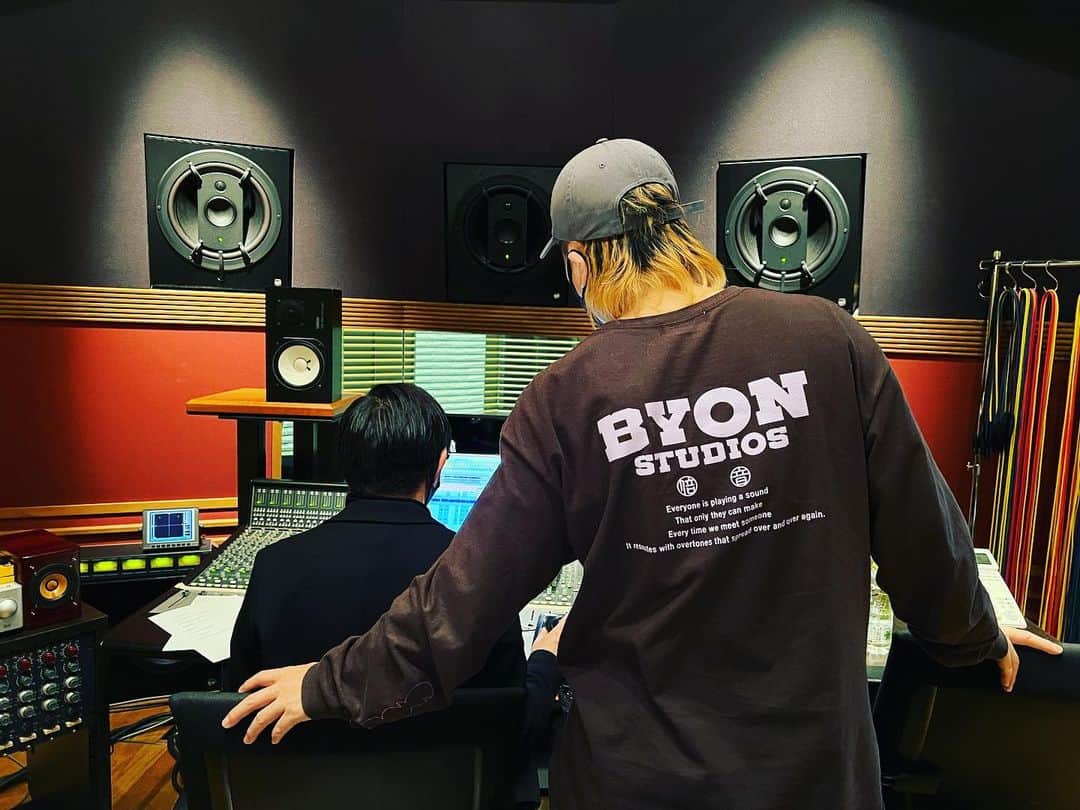 MIHIRO 〜マイロ〜のインスタグラム：「サウンドチェック  #byonstudios #mhiro」