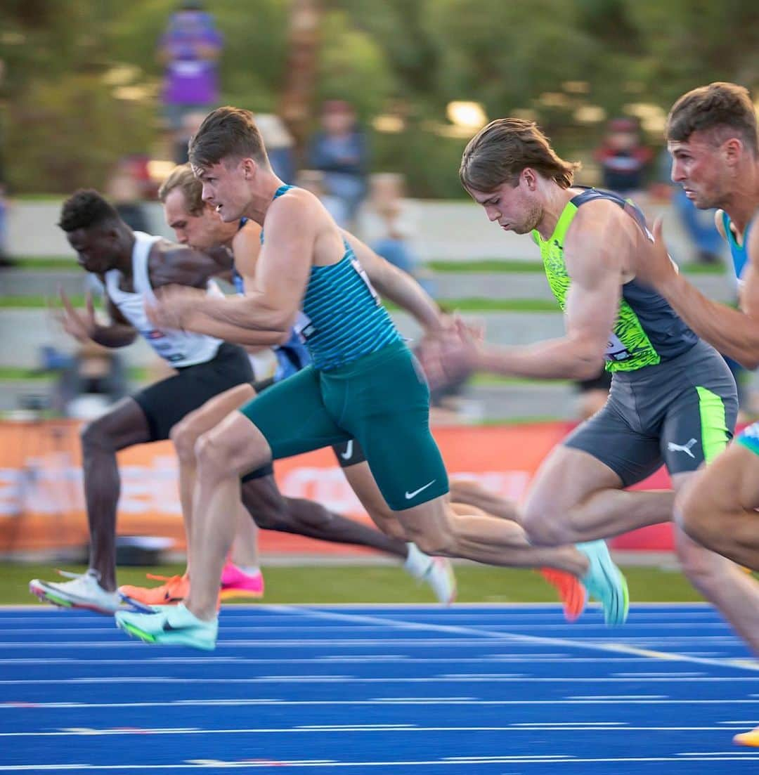 ジェイク・ドランのインスタグラム：「Season opened, Adelaide Invitational 🥇🥈  Always an anxious afair returning from injury, especially from a significant one. Relieving to have reentered the fray as competetive as ever with fast times definitely to come.   I didn’t share much of my rehabilitation from my back injury, but that journey makes these wins all the more special.   Next: Maurie Plant Memorial, Melbourne, 100m and 200m」