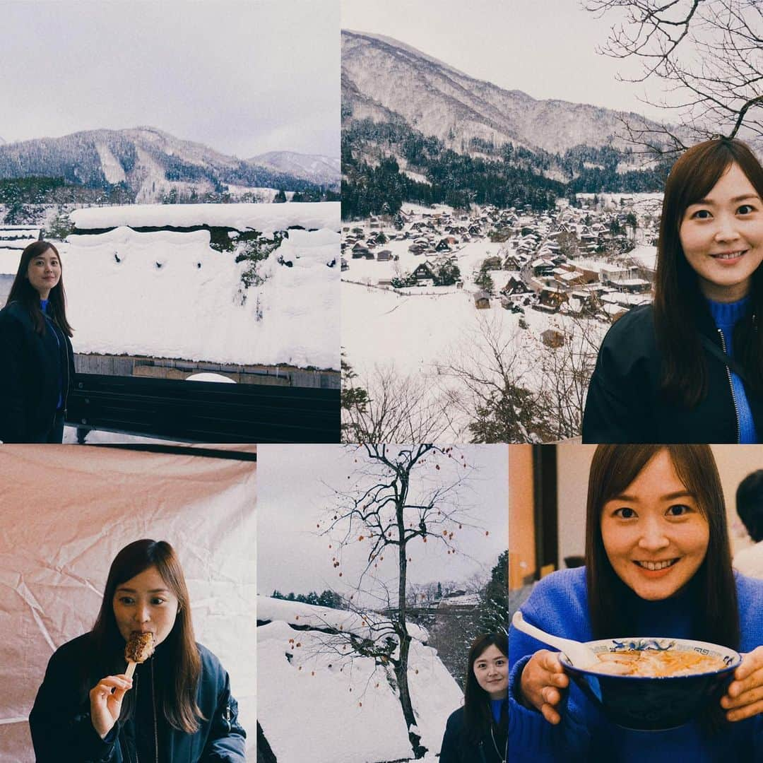 水卜麻美のインスタグラム：「... #白川郷 #飛騨高山 少し前なのですが、岐阜旅しました‼︎ 先週、おどろんもおじゃましていましたね。 美しい景色でした。 #岐阜旅  #家族旅行 #自意識5周目 ↑このハッシュタグ気づいてくれた方、#午前0時の森　を 見てくださいましたね。ありがとうございます。」