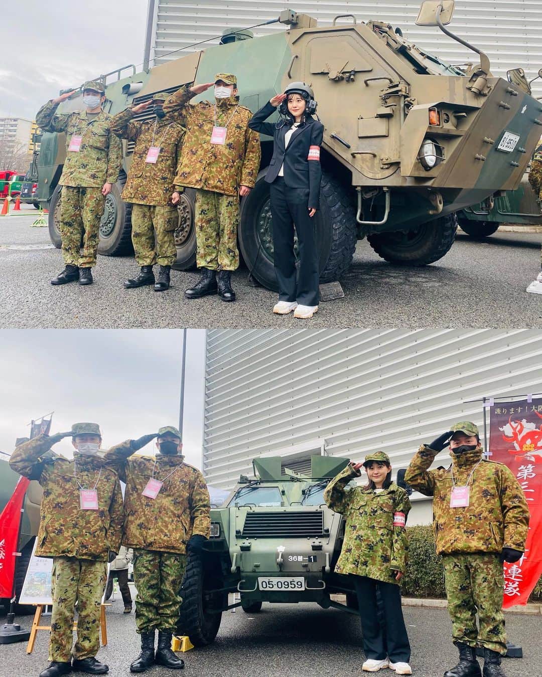 若林有子さんのインスタグラム写真 - (若林有子Instagram)「サンジャポで大阪オートメッセの取材へ🚗  レーシングカーから自衛隊車両まで！ 思わずテンションが上がってしまうようなかっこいい車ばかりでした〜！！  写真上手な宮内Jが色々と撮影してくれたので、たくさん載せちゃいます😎  #弾丸大阪出張🐙 #レーサー気分を味わえました #普段はペーパードライバーです🔰  #大阪オートメッセ #oam #自衛隊車両 #レーシングカー #スーパーGT #サンジャポ #若林有子」2月12日 21時38分 - wakabayashiyuko_