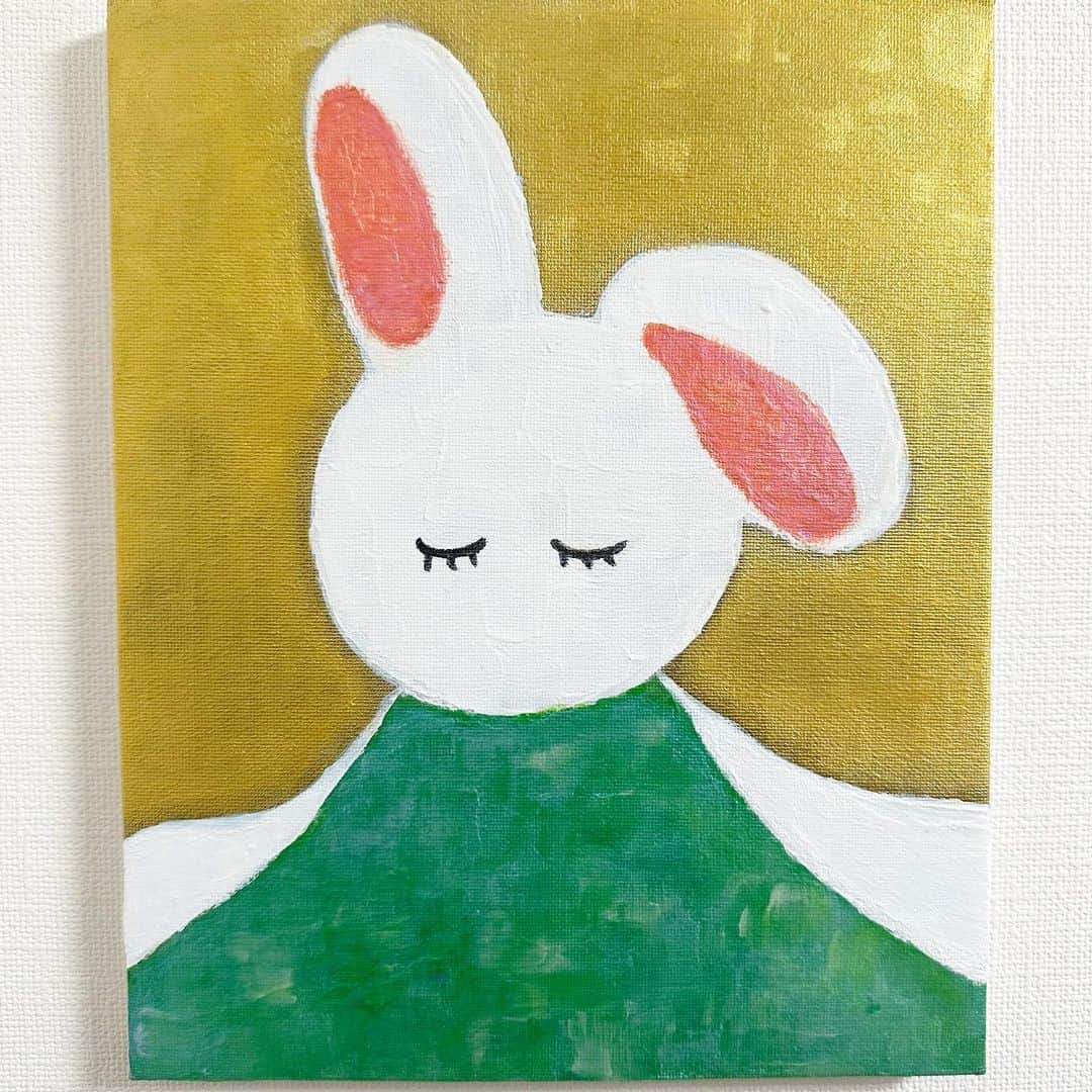 大村まなるのインスタグラム：「@manabu_oomura78  「Untitled」 Acrylic on canvas 210mm×297mm  #アート  #アーティスト #アートギャラリー  #抽象画  #抽象画アート #kawaii  #japan  #art #artwork  #artgallery  #artist  #艺术 #絵  #俳優  #artcollector  #art #かわいい  #キャラクター #pikachu  #ピカチュウ  #カービィ  #kitty  #サンリオ  #クロミ  #anime #Japan」