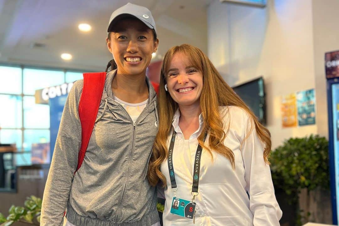 ジャン・シューアイさんのインスタグラム写真 - (ジャン・シューアイInstagram)「What a tournament @mubadalaabudhabiopen thank you @luisastefani what a performance 👊🏆🕌️」2月13日 0時36分 - zhangshuai121