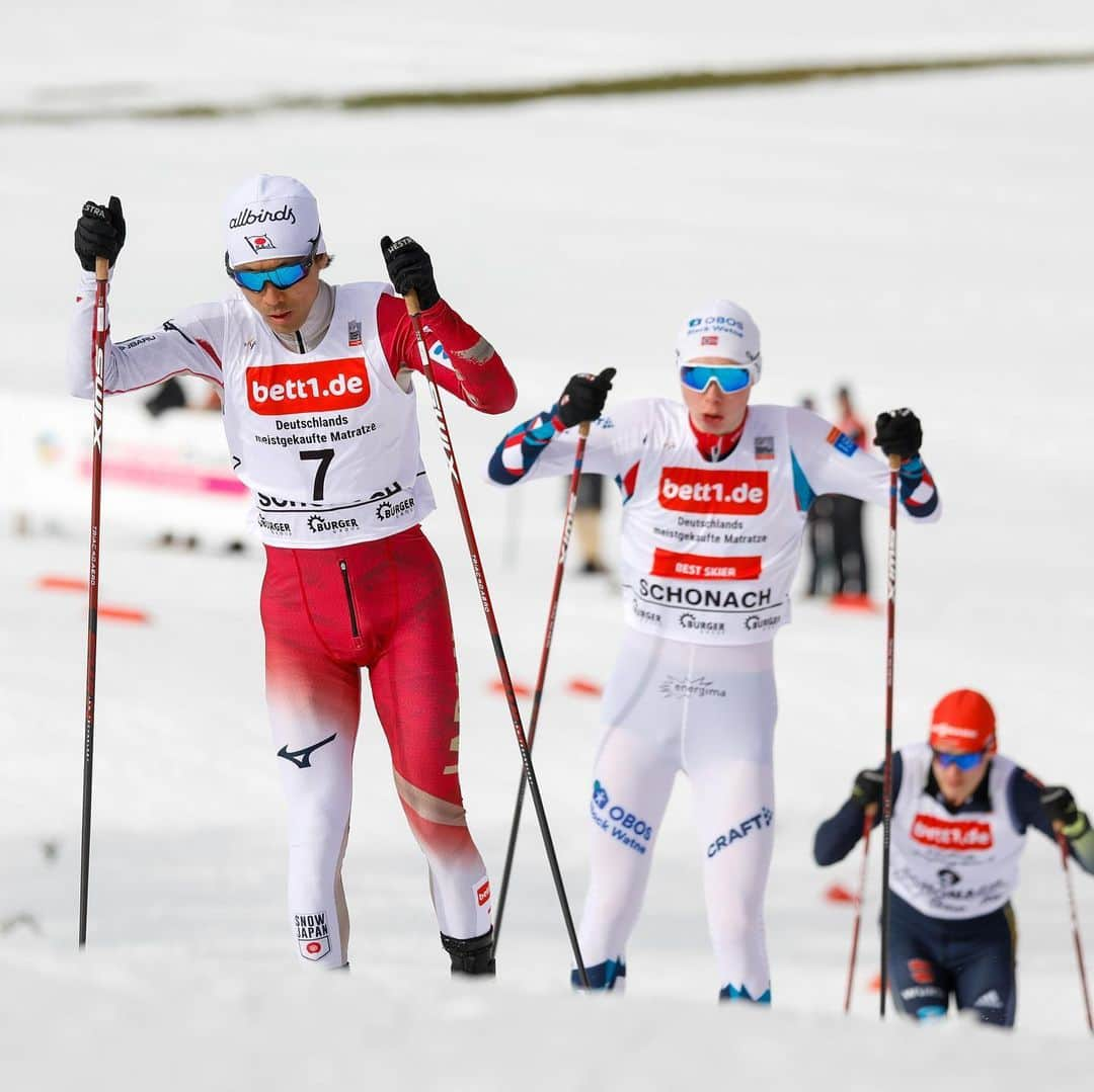 渡部暁斗のインスタグラム：「Finally my jumps are adjusted in the right direction! Things are getting better step by step📈  It was a good weekend just before @planicanordic❤️‍🔥  📸 @nordicfocus  #fisnoco #livetoski #BeWhoYouAre #allbirds #fischerski #swix #oakley #goldwin #poc #hestra #marwesports #アミノバイタル #ski #nordic #skijumping #crosscountry」