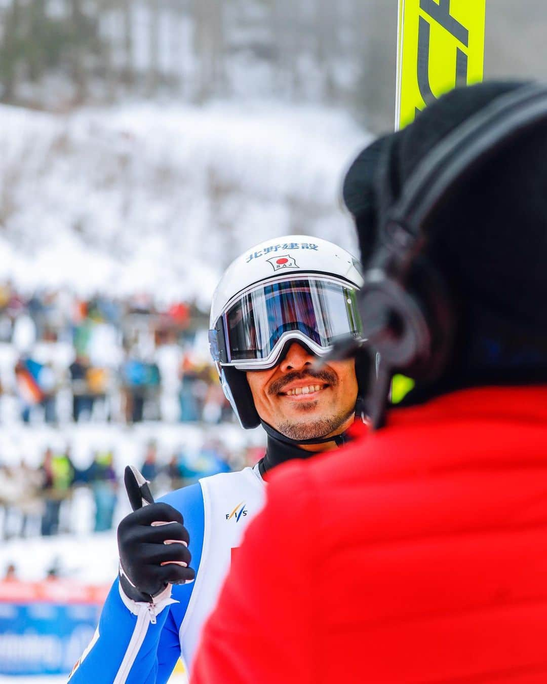 渡部善斗のインスタグラム：「The exiting weekend in Black forest🥳 @schwarzwaldpokal 🇩🇪  Still leave some issues, will try to manage it🤏🫠  A short break and preparations for @planicanordic 🤩  #fisnoco #nordiccombined #kitanoskiteam #fischerski #swix #swans #kinetixx #zerofit #hakubavalley  #columbia #mountainhardwear  📸 @nordicfocus」