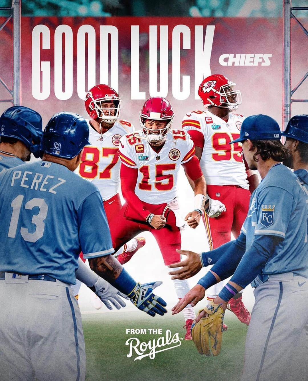 サルバドール・ペレスさんのインスタグラム写真 - (サルバドール・ペレスInstagram)「we are with you guys @chiefs 🔥🔥🔥🔥🔥 LG #superbowl 2023」2月13日 3時04分 - salvadorp13