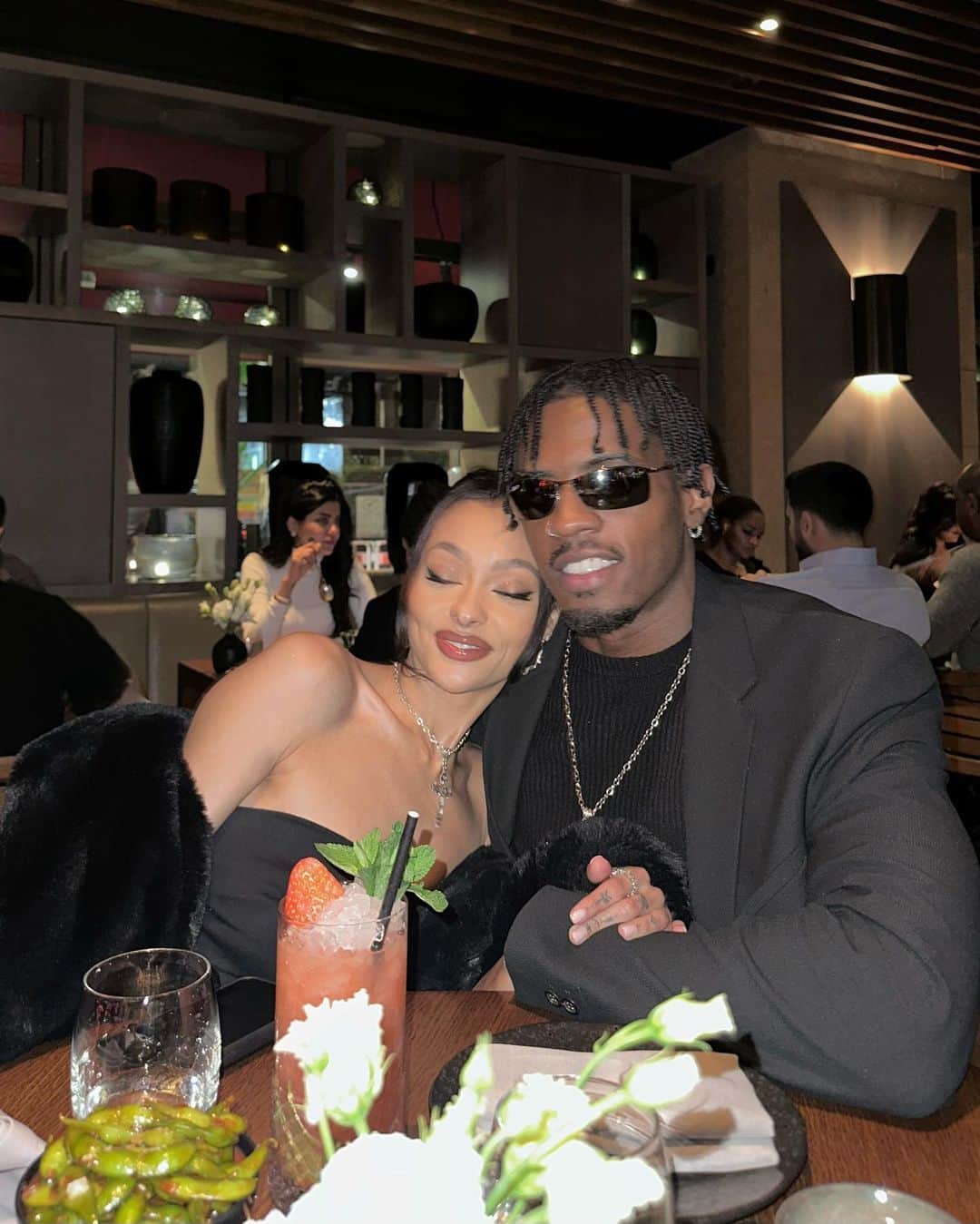 ジェイデ・ピアスのインスタグラム：「Date night 🫶🏽」