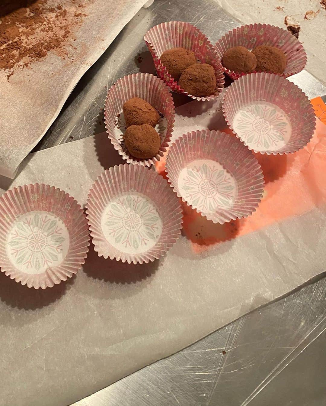 沖田愛加さんのインスタグラム写真 - (沖田愛加Instagram)「お豆腐生チョコと キャロットケーキを作ったよ♡ #happyvalentine」2月13日 15時16分 - okita_aika