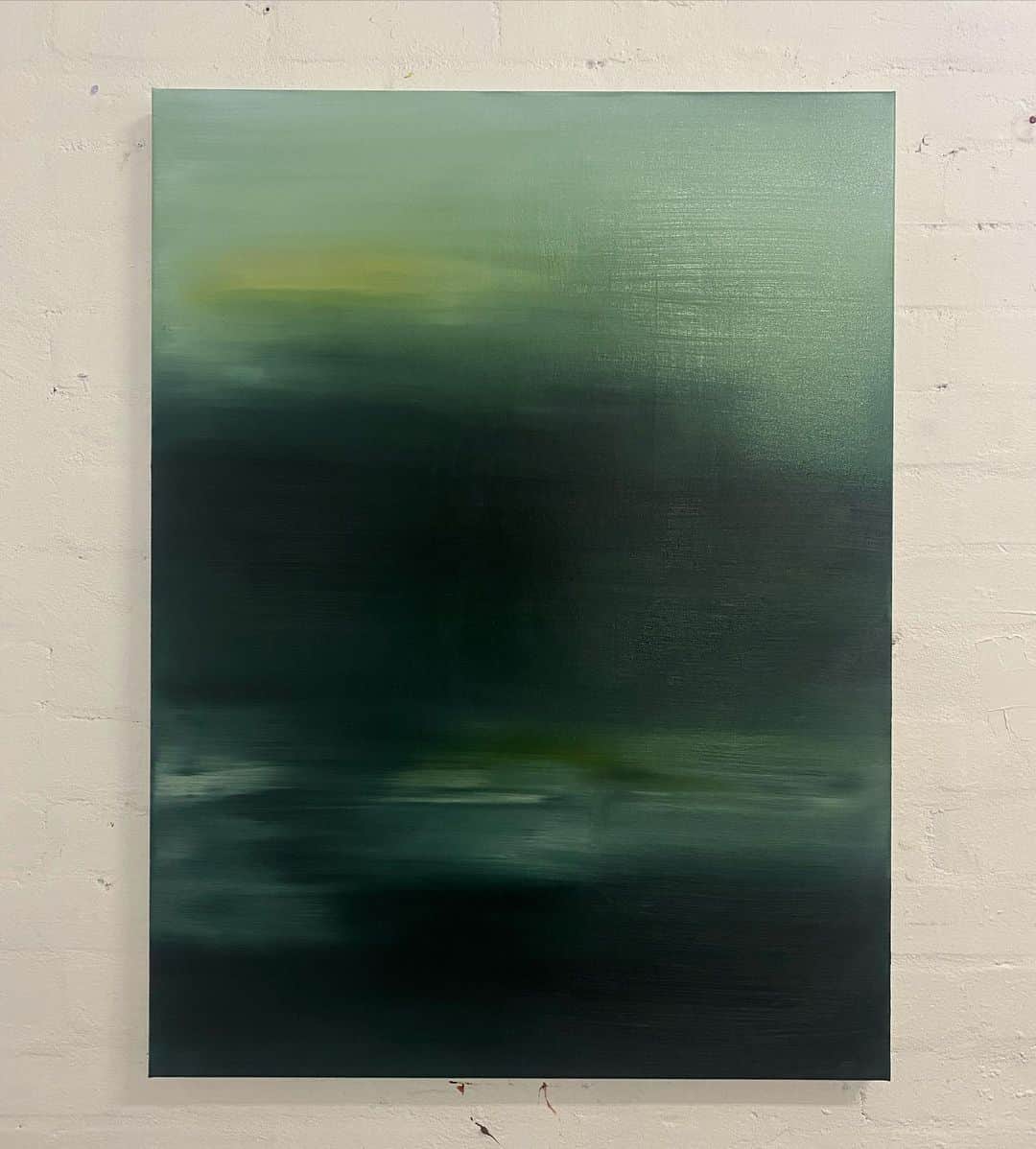 マイケルエンジェルのインスタグラム：「✨ August, 2023 (number 2) oil on canvas  40 x 30 inches」
