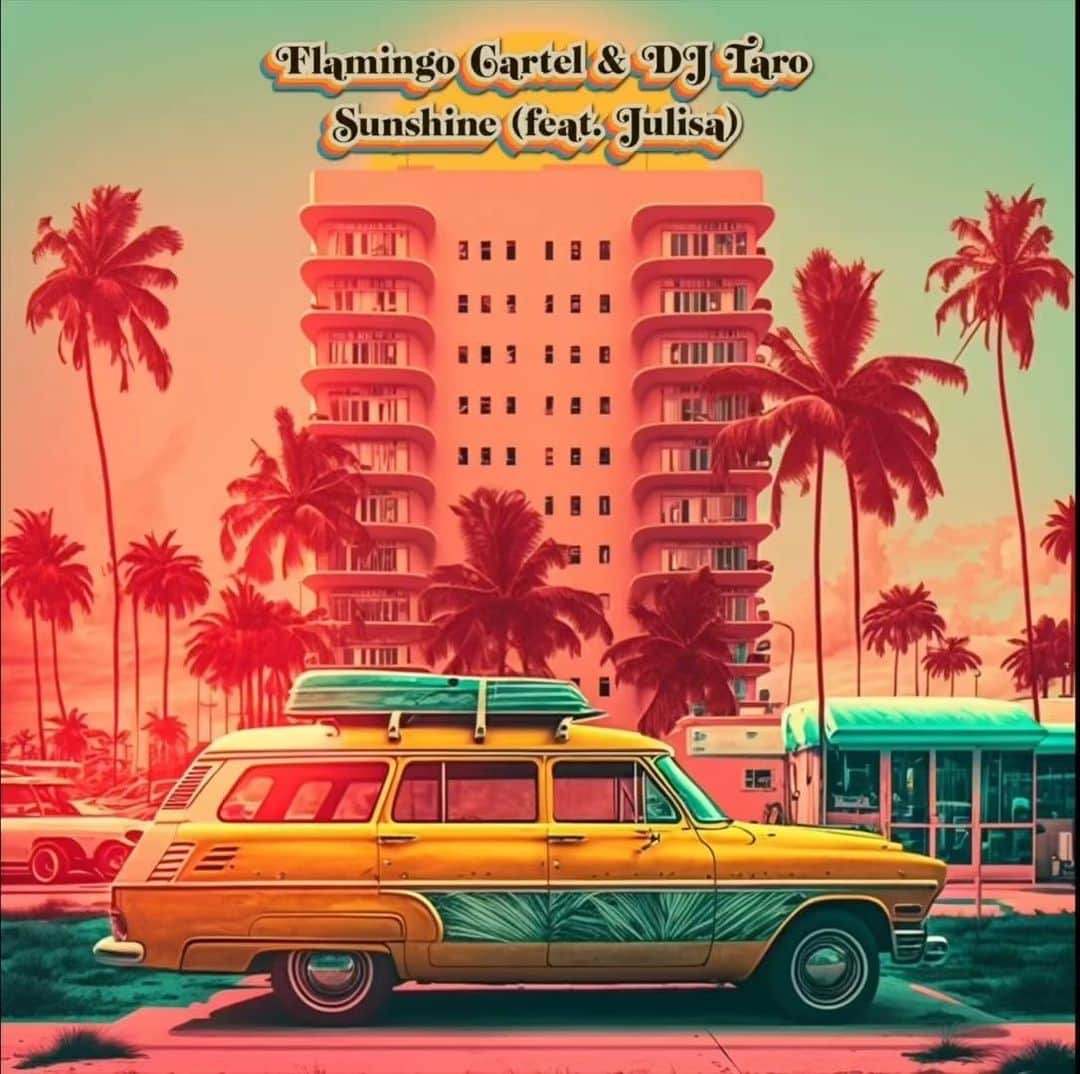 のインスタグラム：「New single „sunshine” out now!  @djtaro / @itsjulisa  #funk #disco #groove #70s #70smusic #80s #sunshine #spotify #applemusic #amazonmusic #bbcradio1 #radio #viral #viralsong #radioone #apple」