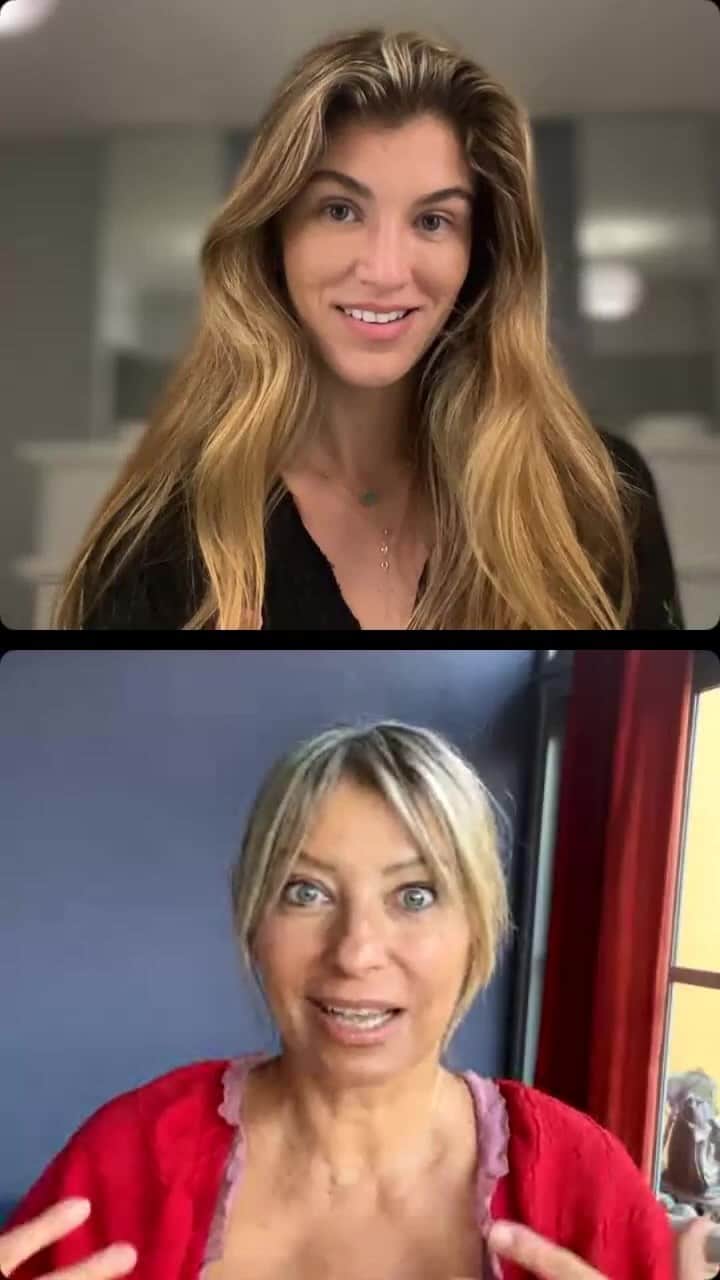 エイミー・ウィラートンのインスタグラム：「Loved this Love Live with @mayafiennes … took us 4 attempts but feel the energy and love from this woman. I’m so so excited to start the Yoga for REAL life course 🧘‍♀️ and I hope you are too ♥️♥️♥️♥️ lots of love xxx x」