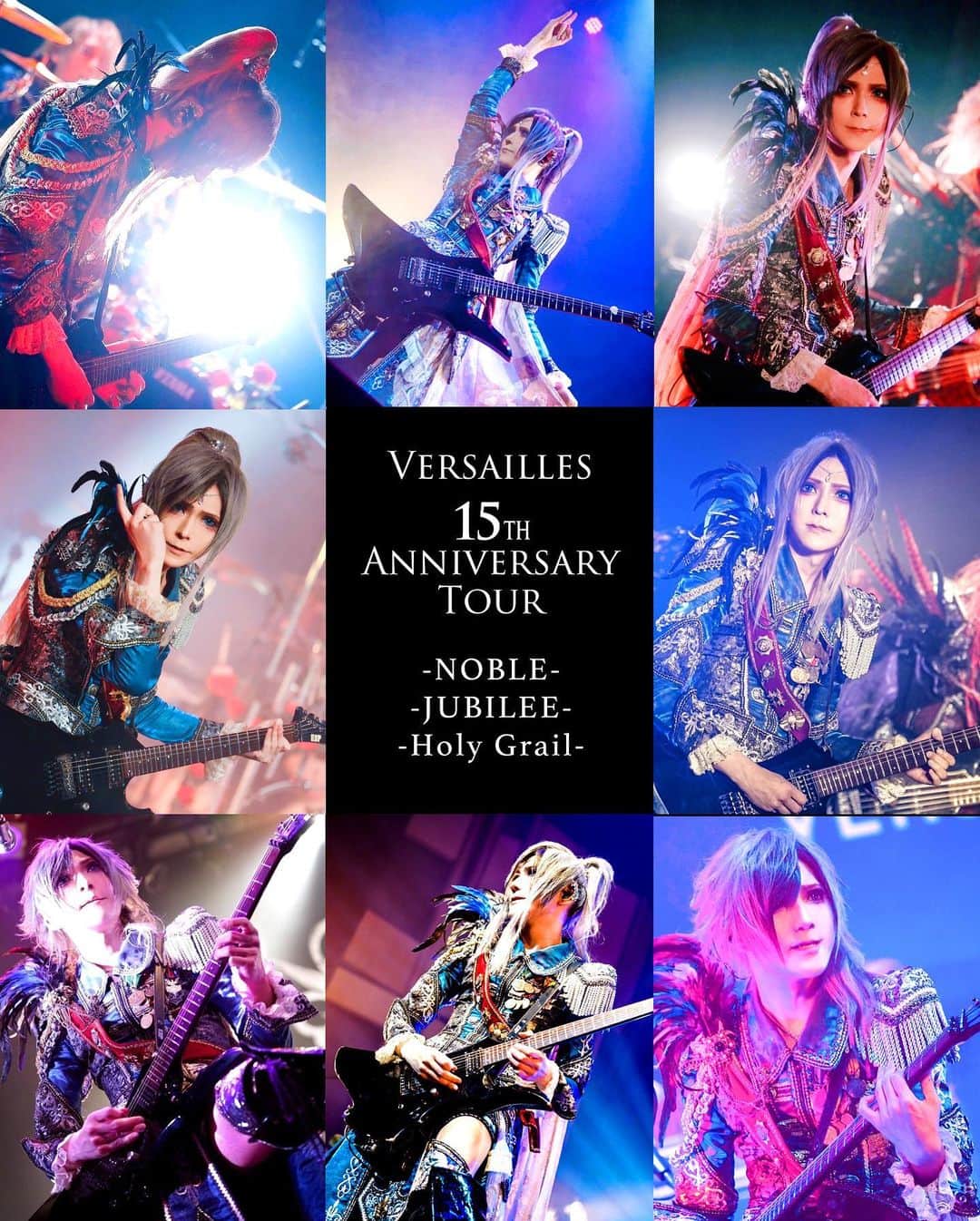 TERUのインスタグラム：「#Versailles 15th Anniversary Tour -NOBLE- -JUBILEE- -Holy Grail- ありがとうございました🌹  TERUづくし！(。・_・。)/🌹」