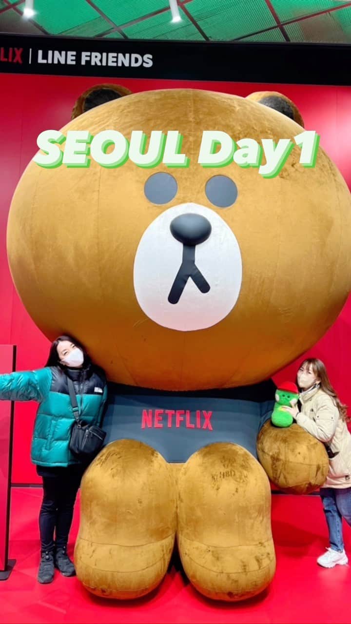 北林明日香のインスタグラム：「ヨリが3年ぶりに韓国に来てくれたのでたくさん遊んでたくさん食べてたくさん笑って過ごした３日間 楽しすぎた！またすぐ来てね🥹  3년만에 한국에 온 친구와많이 놀고 많이 먹고 많이 웃고 보냈던 3일간  행복했다  #韓国旅行 #韓国生活 #한국여행 #한국생활」